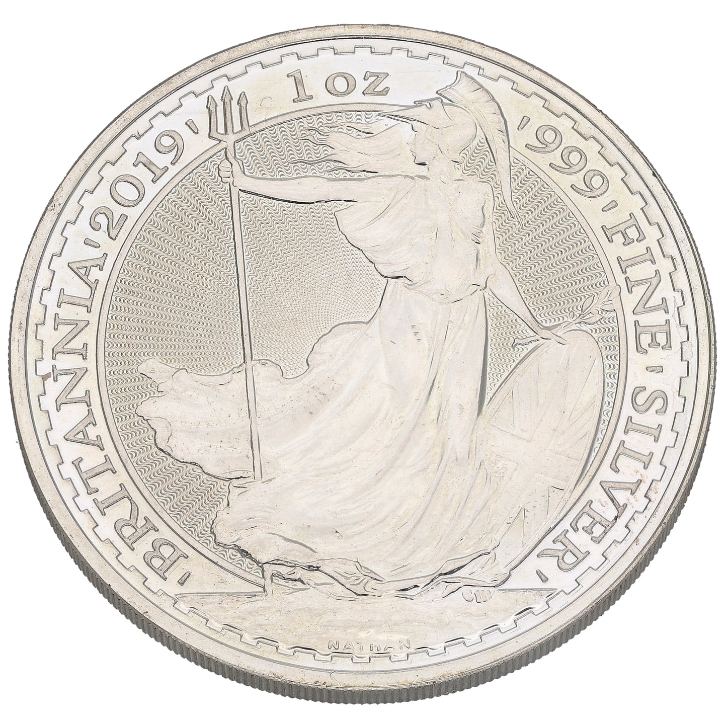 Fine Silver Queen Elizabeth II 1 OZ Britannia Coin 2019