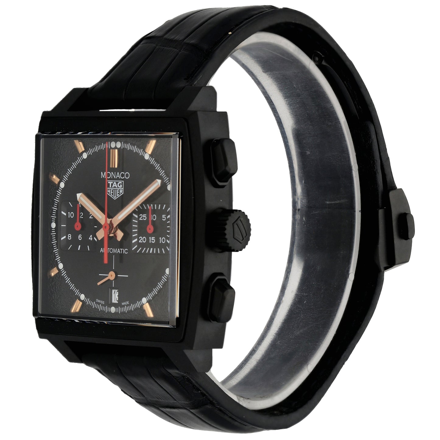 Tag Heuer Monaco CBL2180 39mm PVD Titanium Watch
