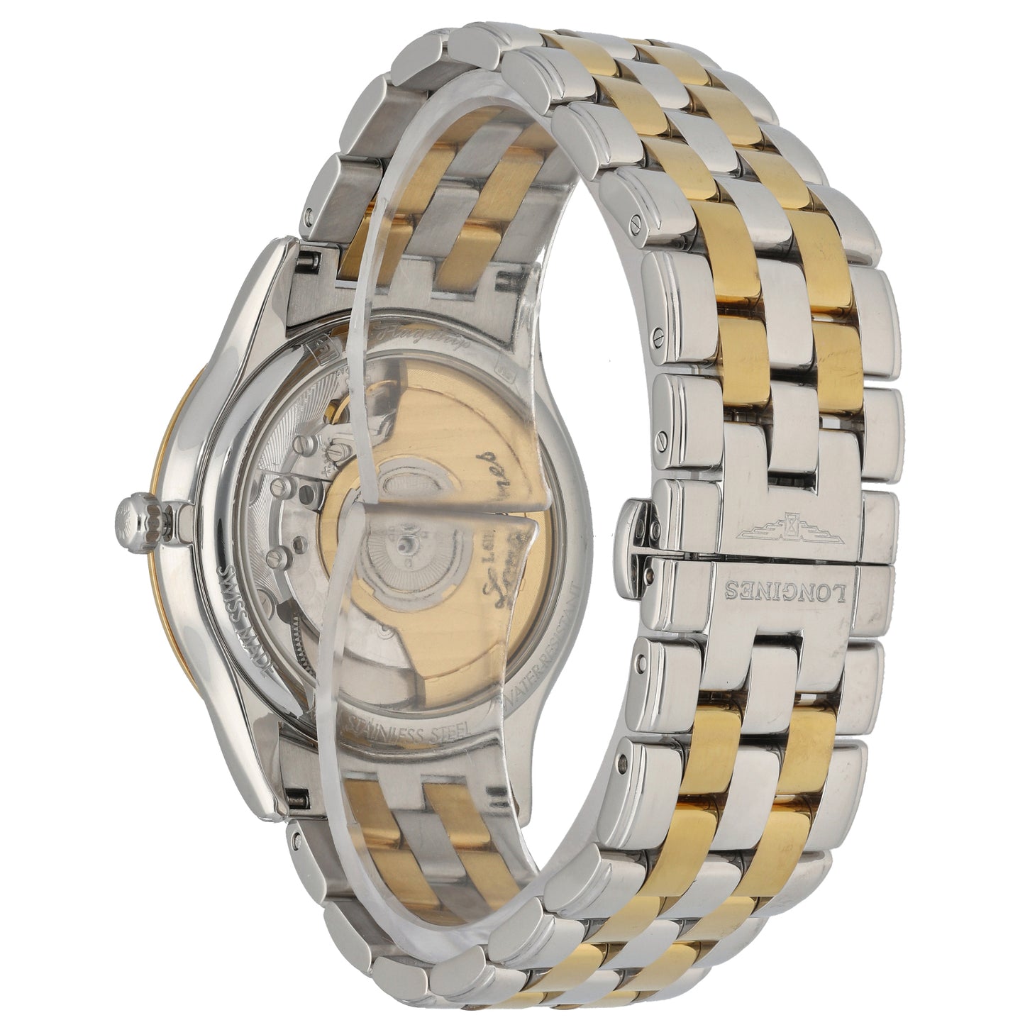 Longines Flagship l4.774.3 36mm Bi-Colour Watch