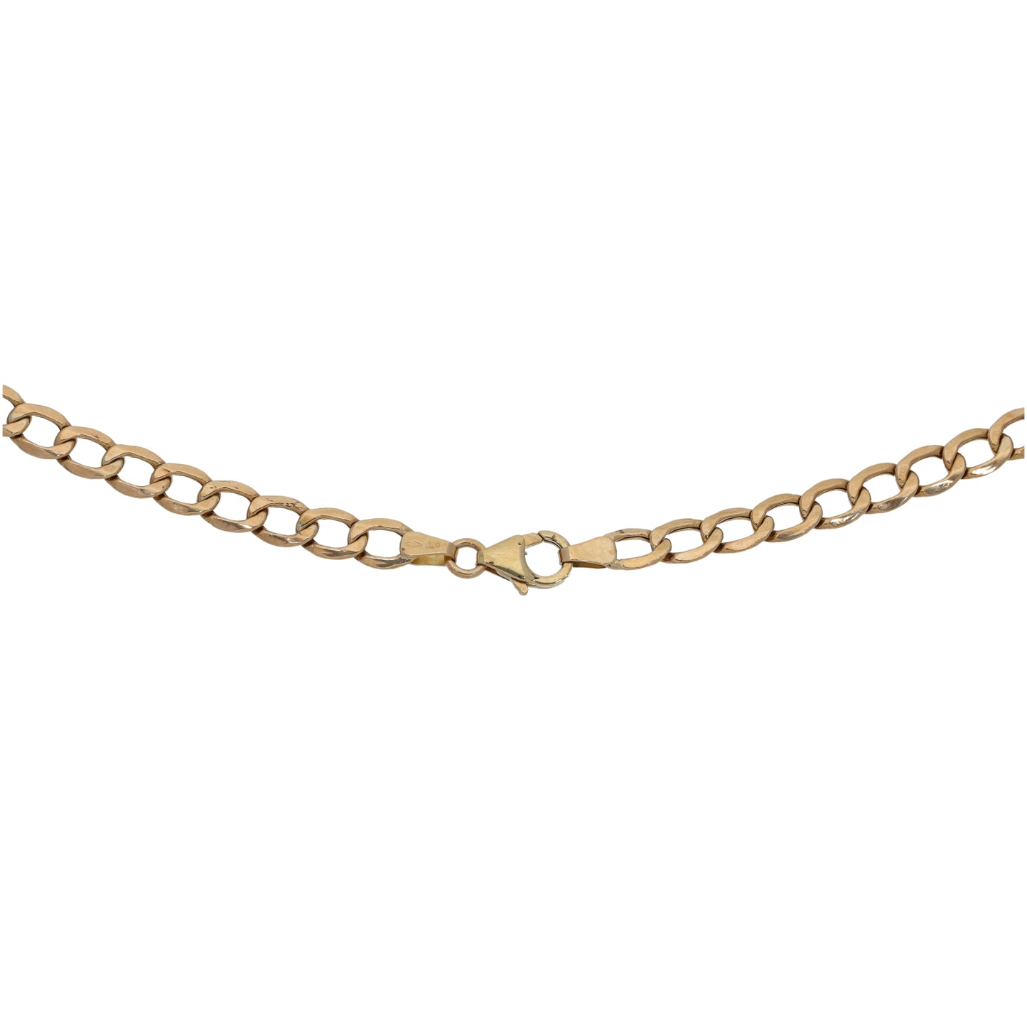 9ct Gold Curb Chain 20"