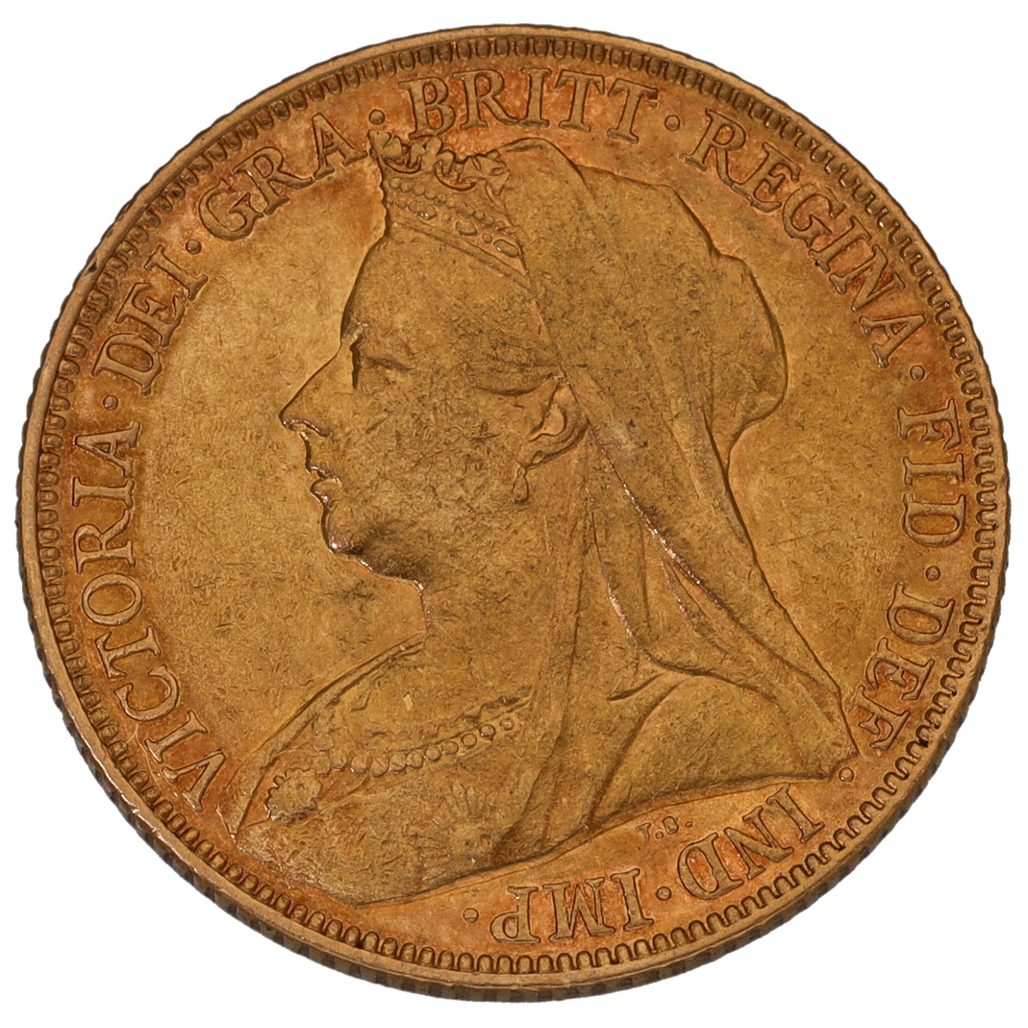 22ct Gold Queen Victoria Full Sovereign Coin 1898