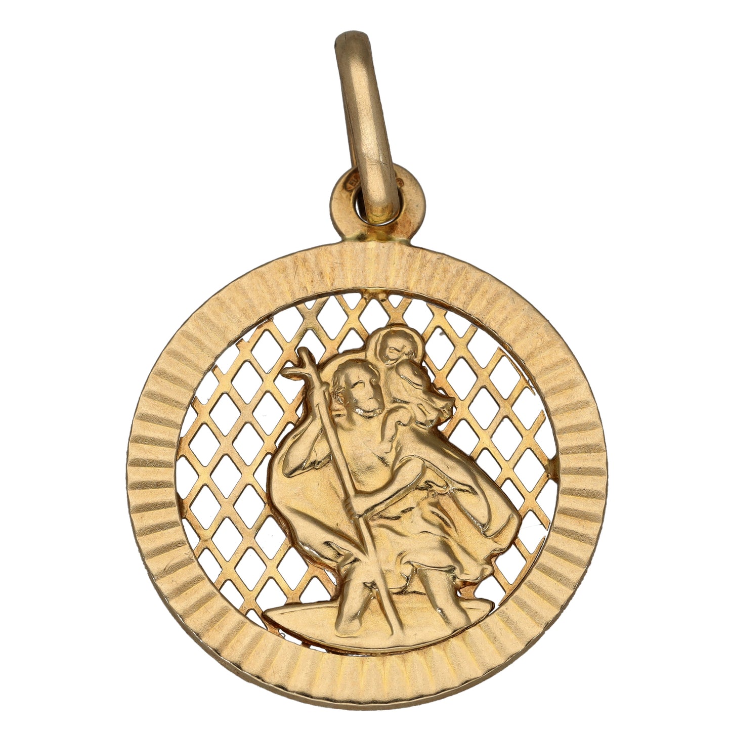 9ct Gold St Christopher Pendant