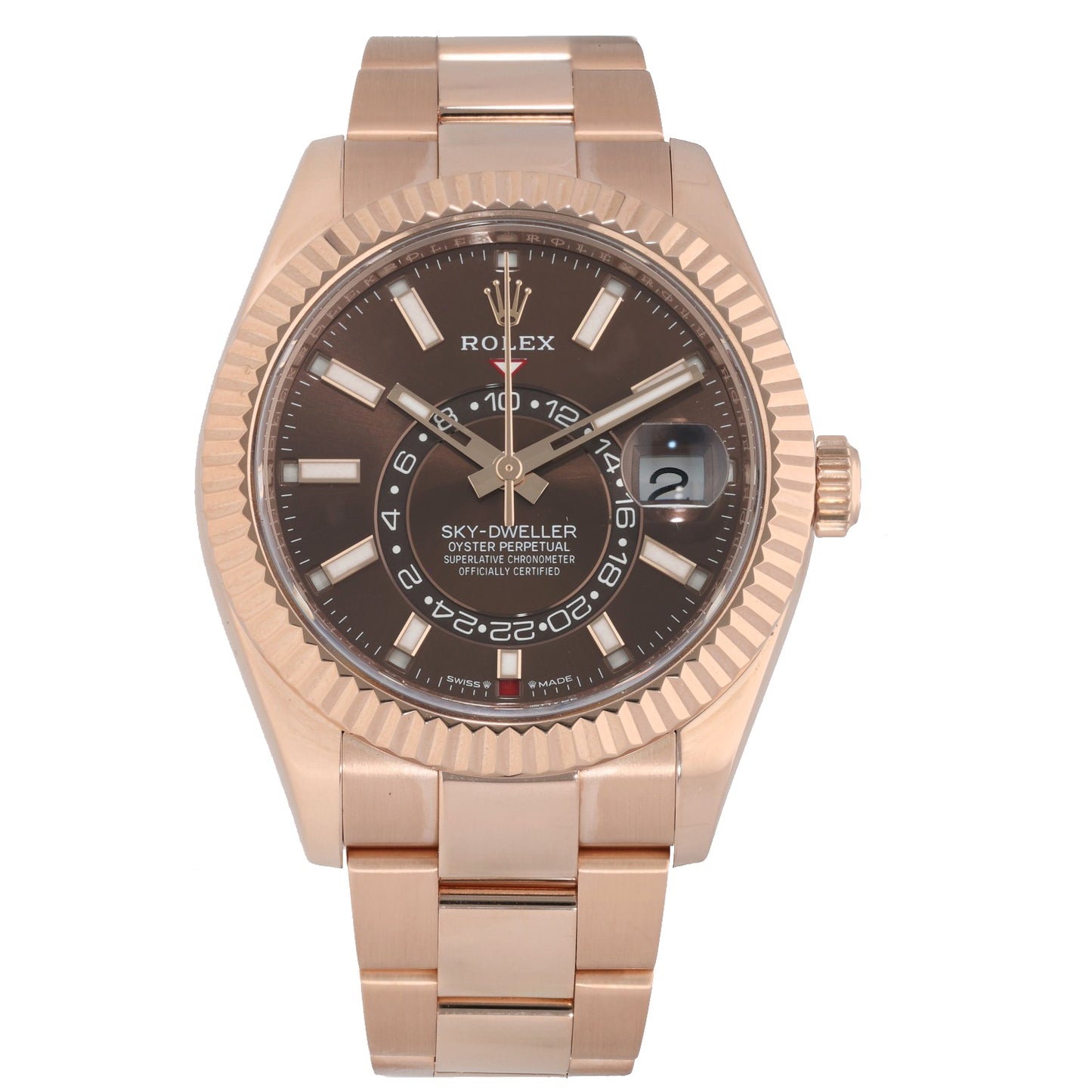 Rolex Sky Dweller 336935 42mm Rose Gold Watch