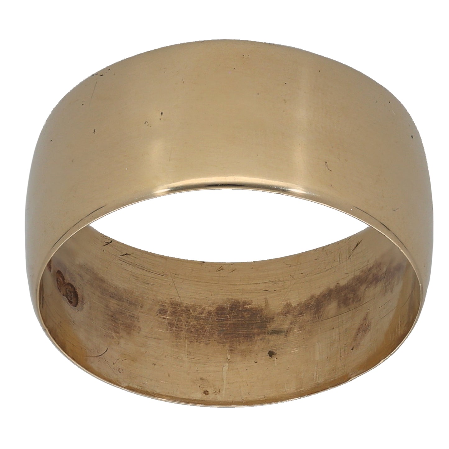9ct Gold Plain Wedding Ring Size S