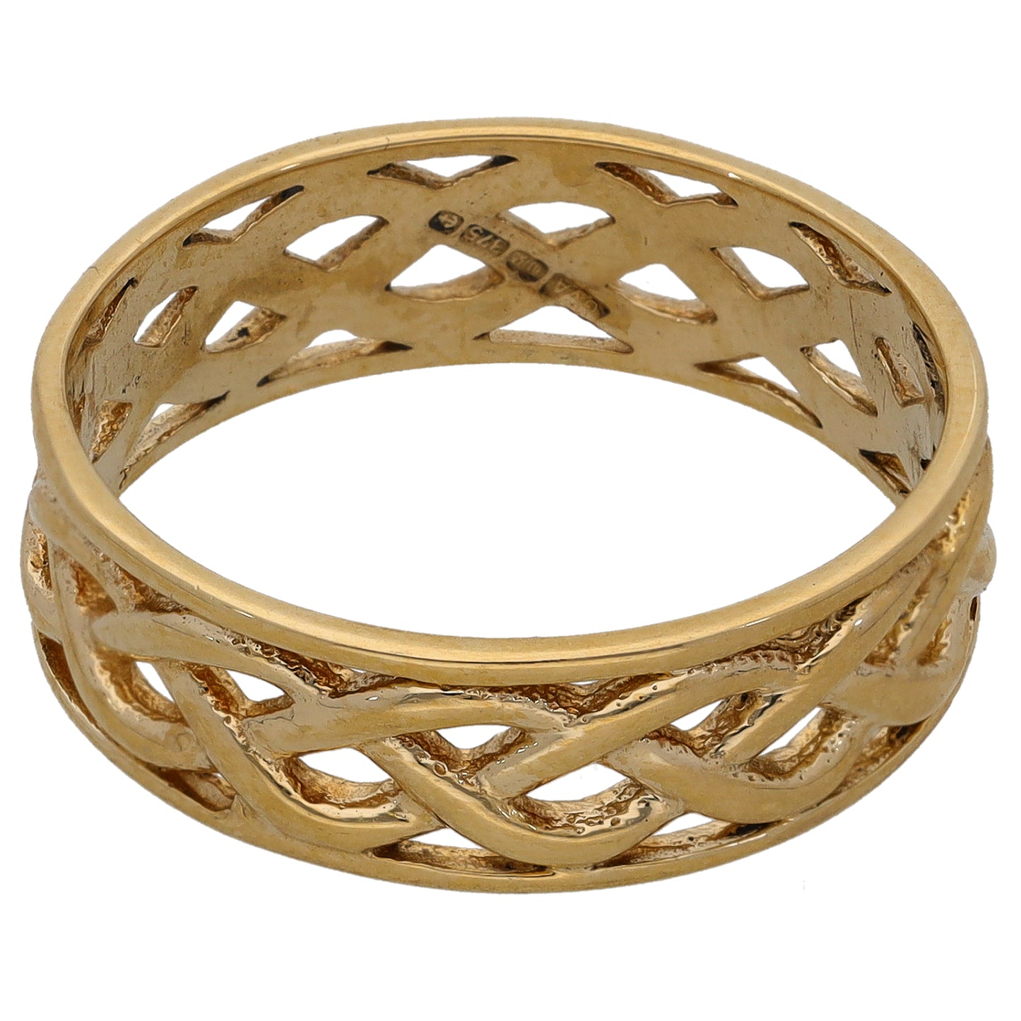 9ct Gold Alternative Ring Size S