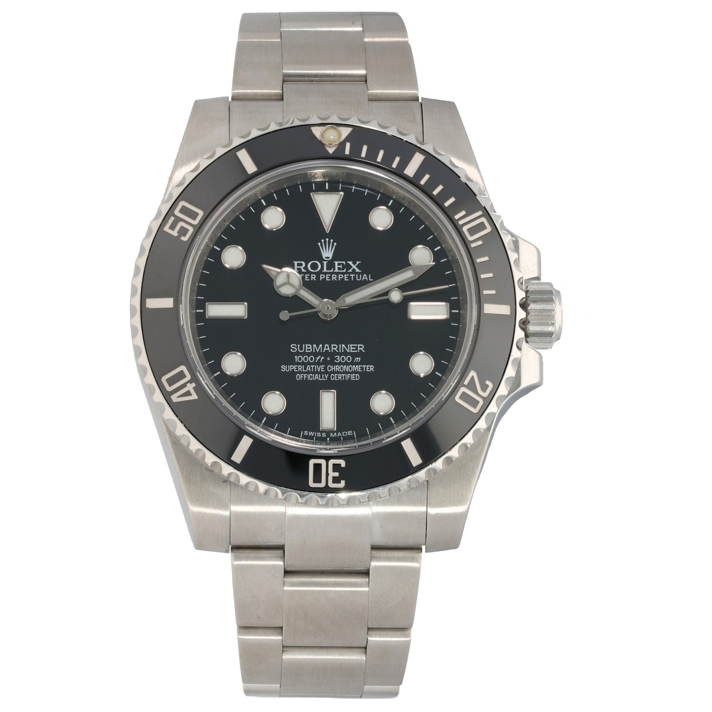 Rolex Submariner 114060 40mm Stainless Steel Watch