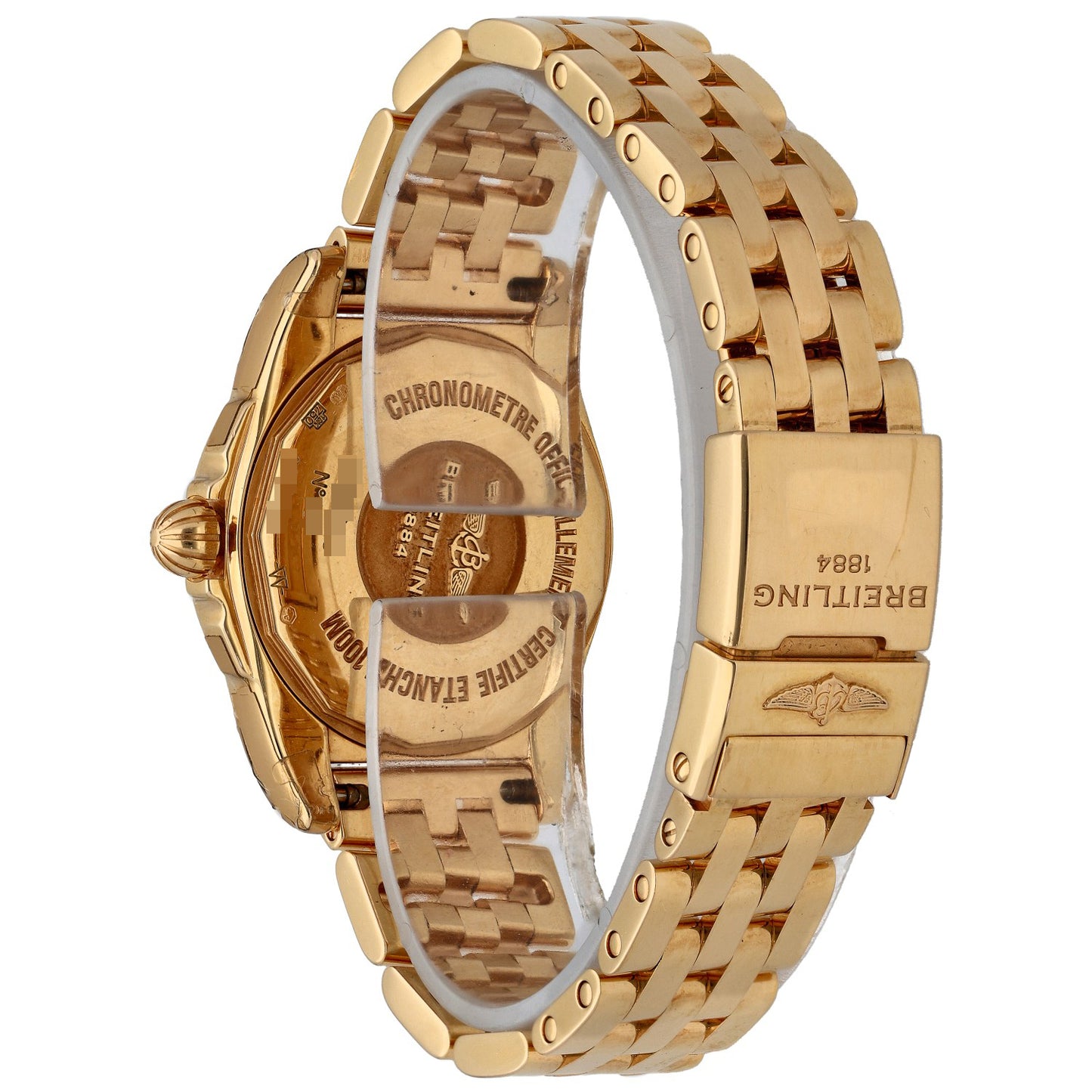 Breitling Galactic H72348 29mm Gold Watch