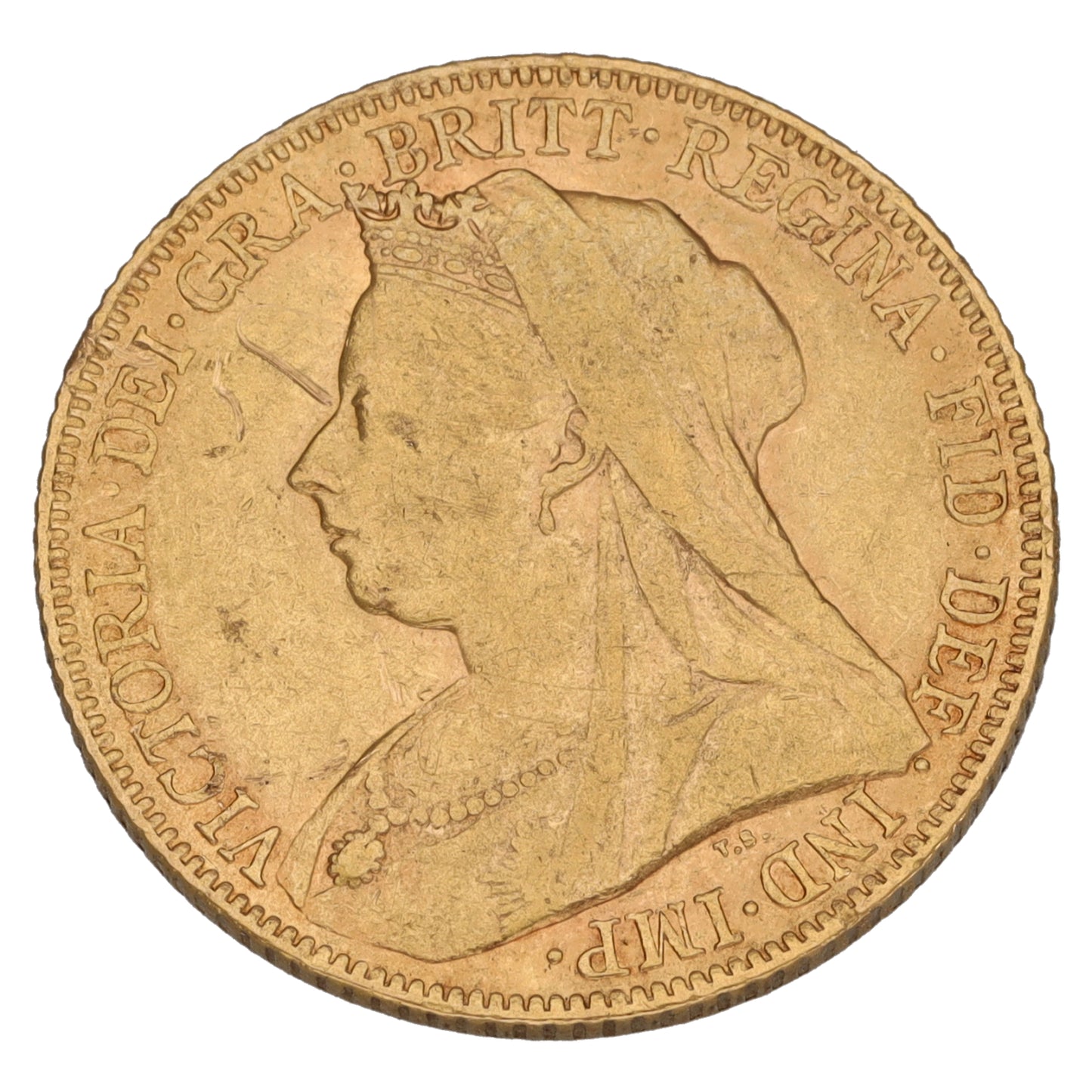 22ct Gold Queen Victoria Full Sovereign Coin 1900