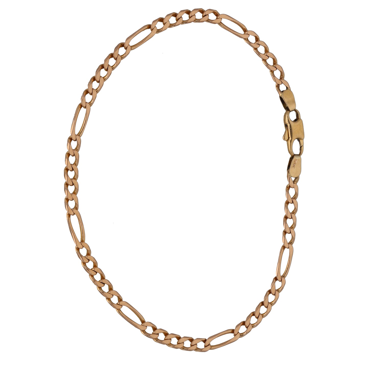 9ct Gold Figaro Bracelet