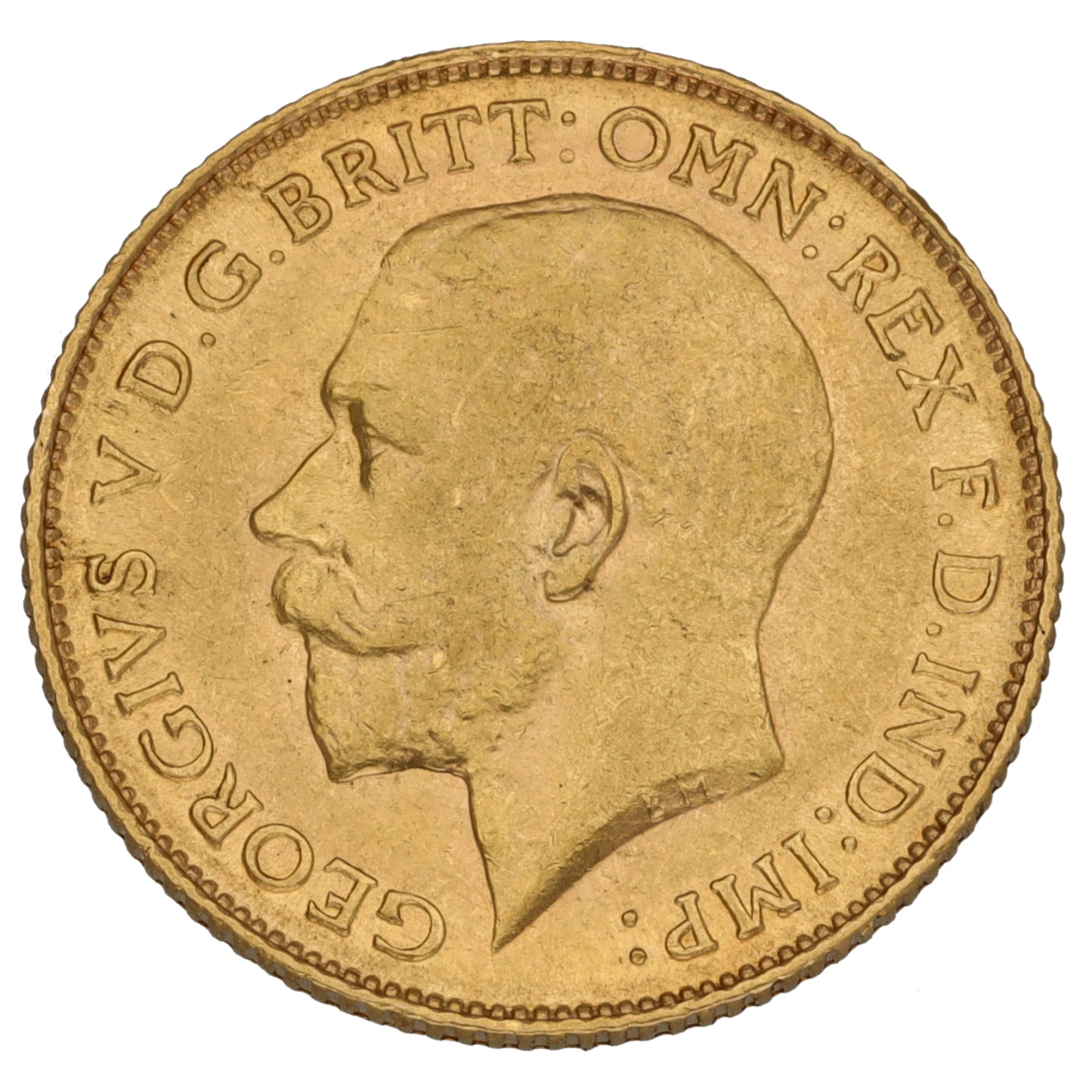 22ct Gold King George V Half Sovereign Coin 1925