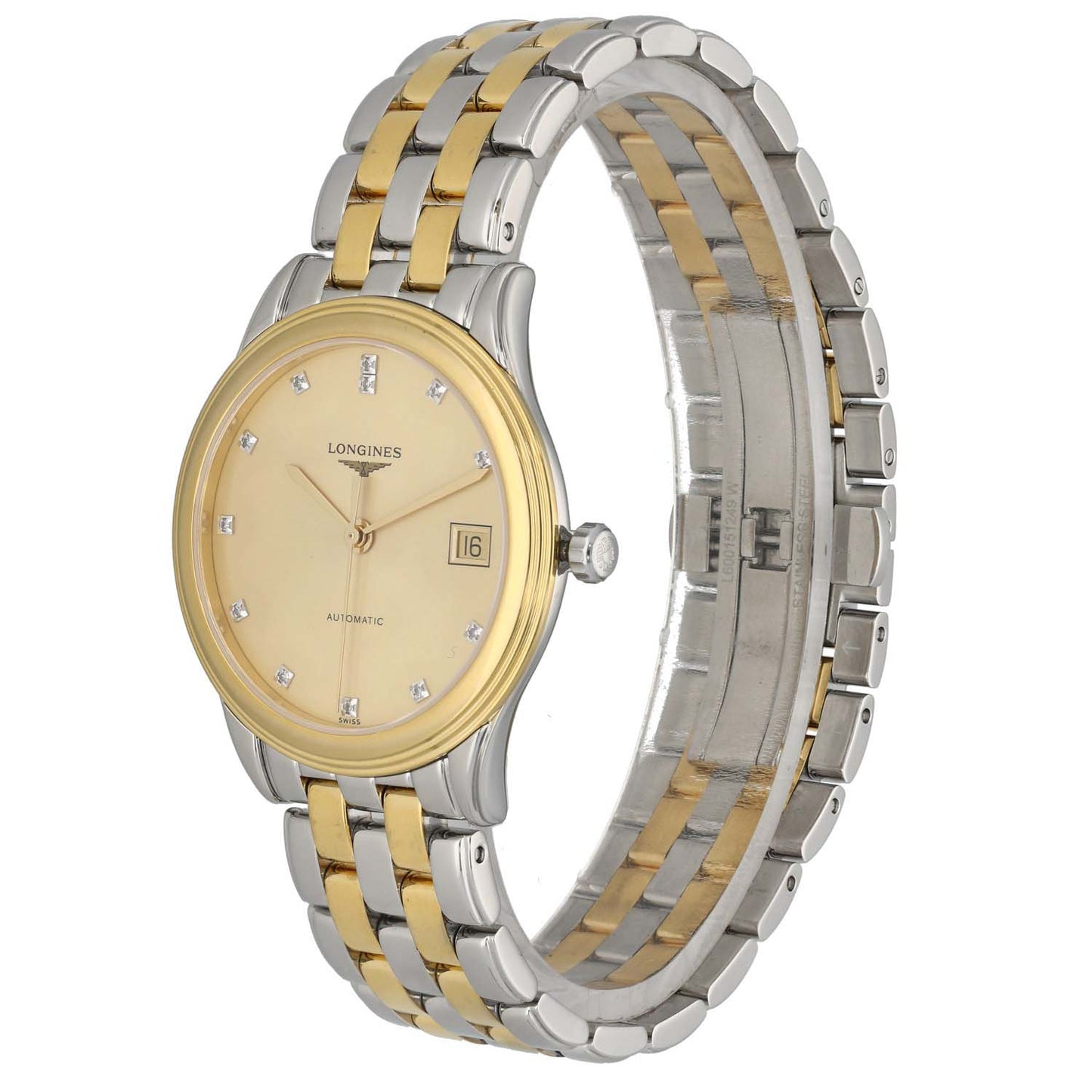 Longines Flagship L4.774.3 36mm Bi-Colour Watch