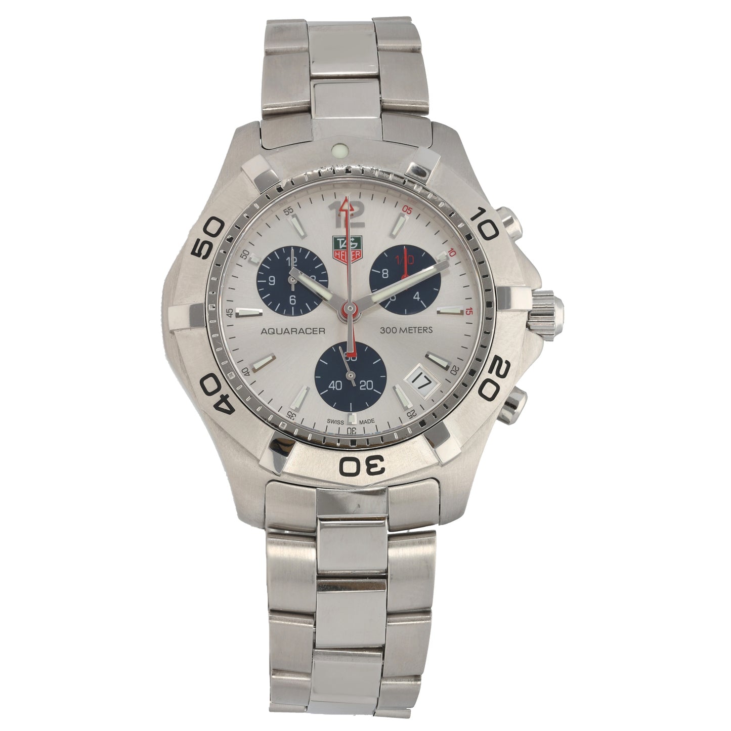 Tag Heuer Aquaracer CAF1111 41mm Stainless Steel Watch