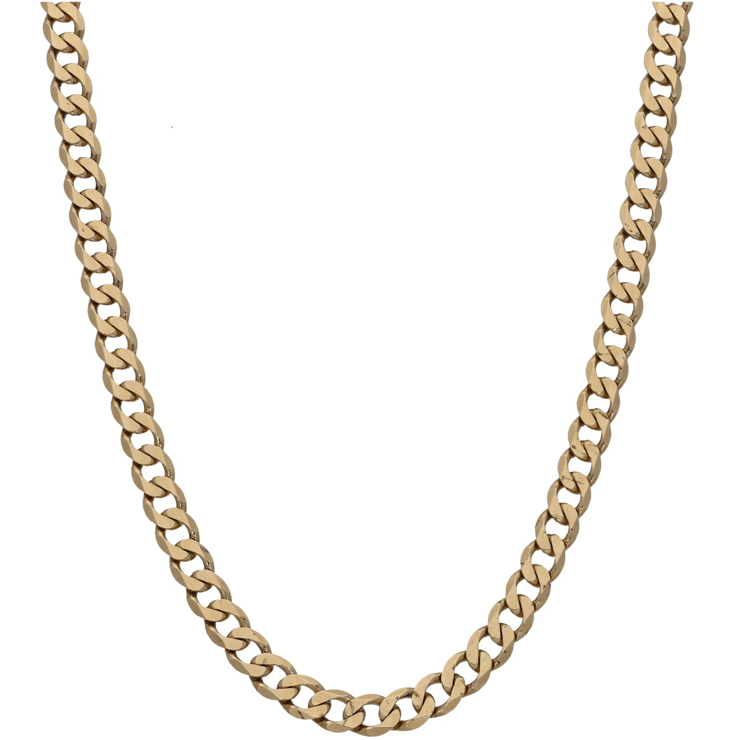 9ct Gold Curb Chain 24"