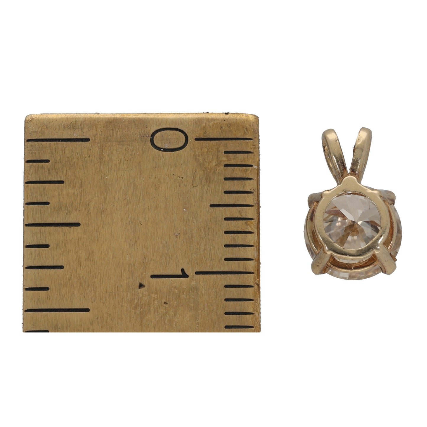 9ct Gold 1.00ct Diamond Solitaire Pendant