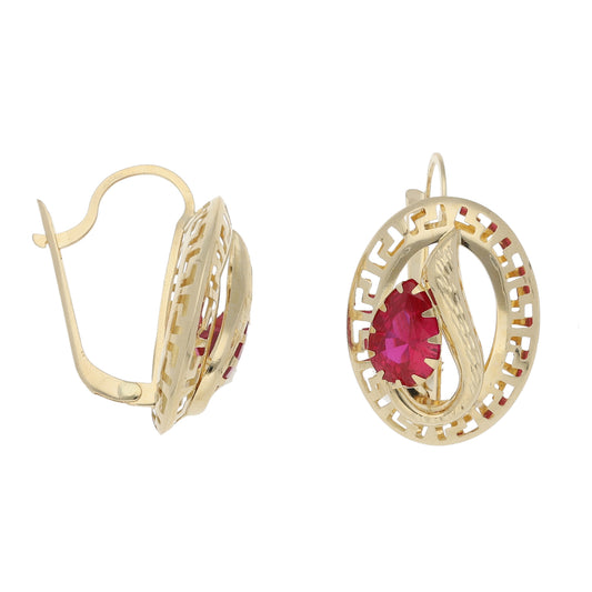 14ct Gold Imitation Gems Dress/Cocktail Earrings