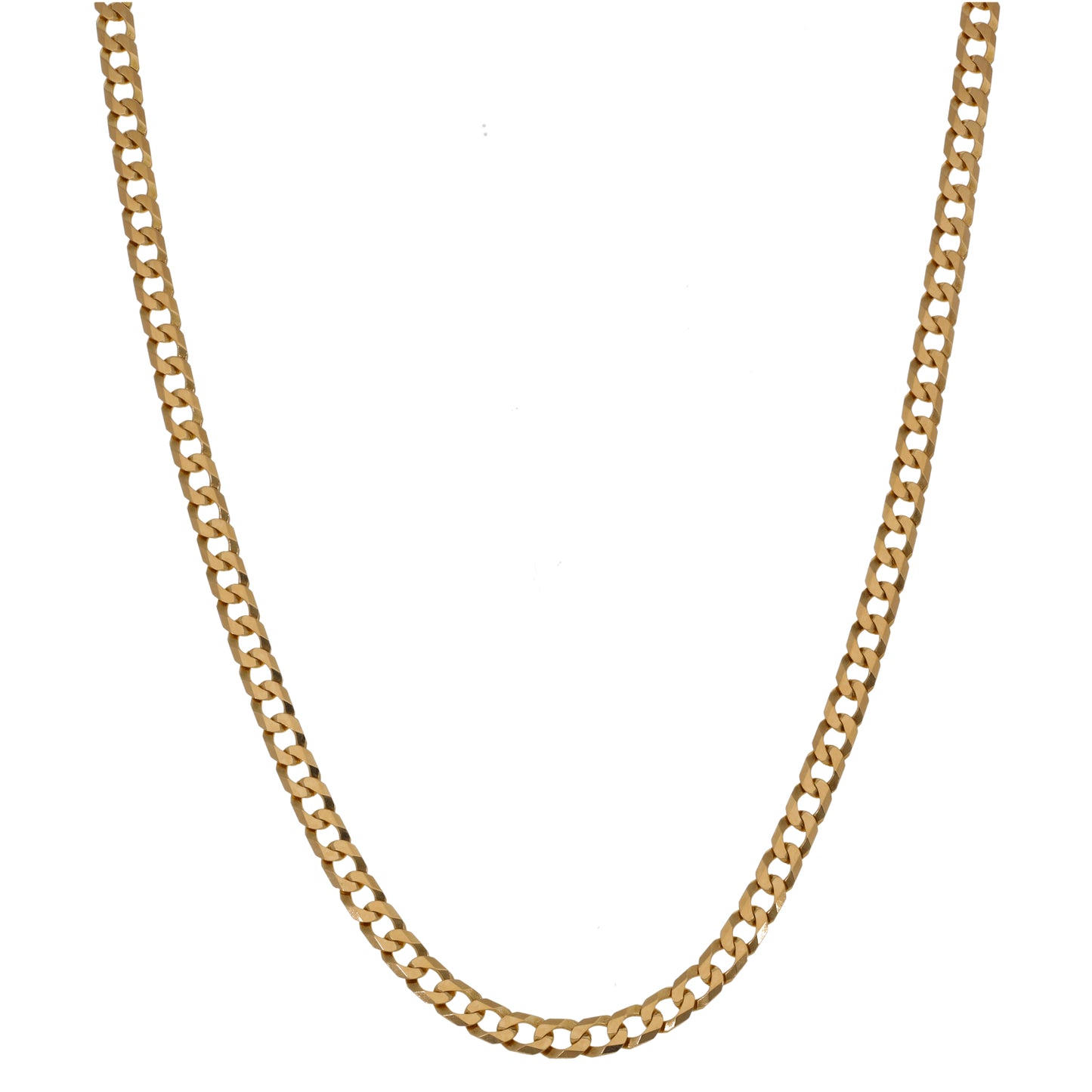 9ct Gold Curb Chain 20"