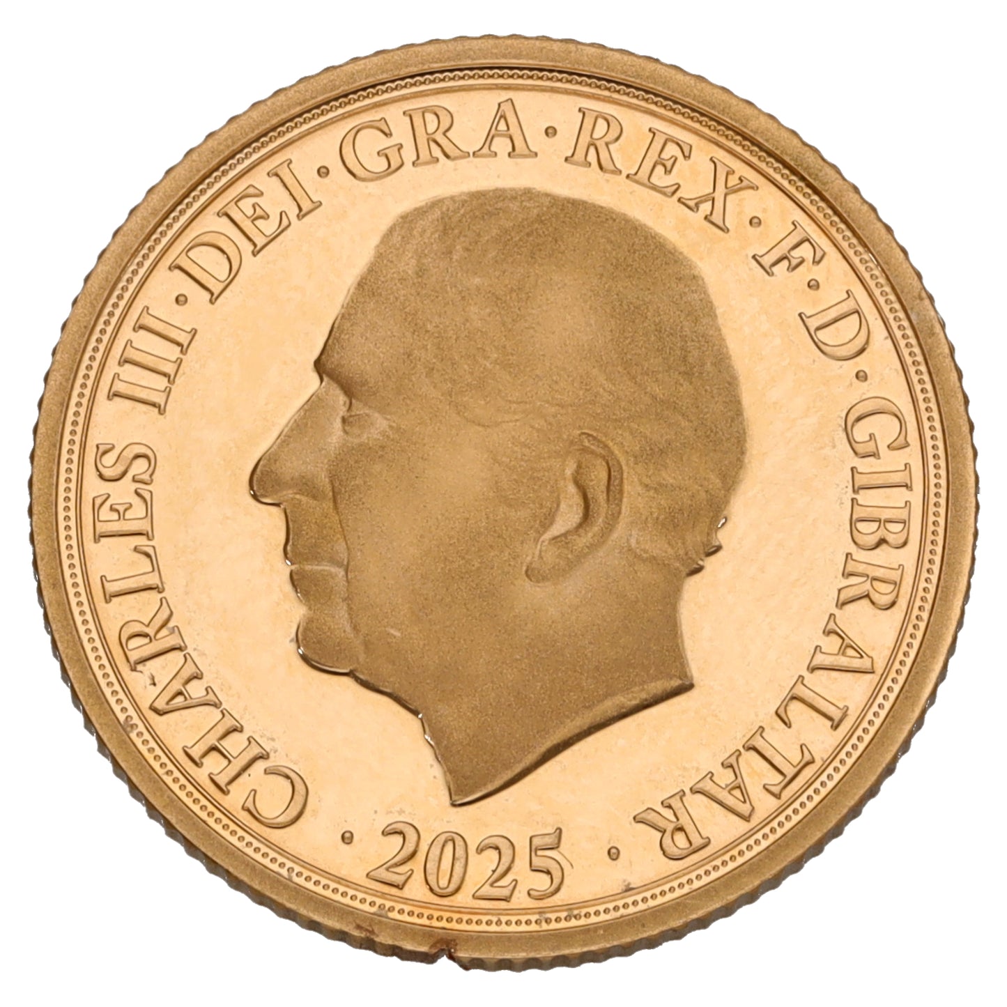 22ct Gold King Charles III Full Sovereign Coin 2025