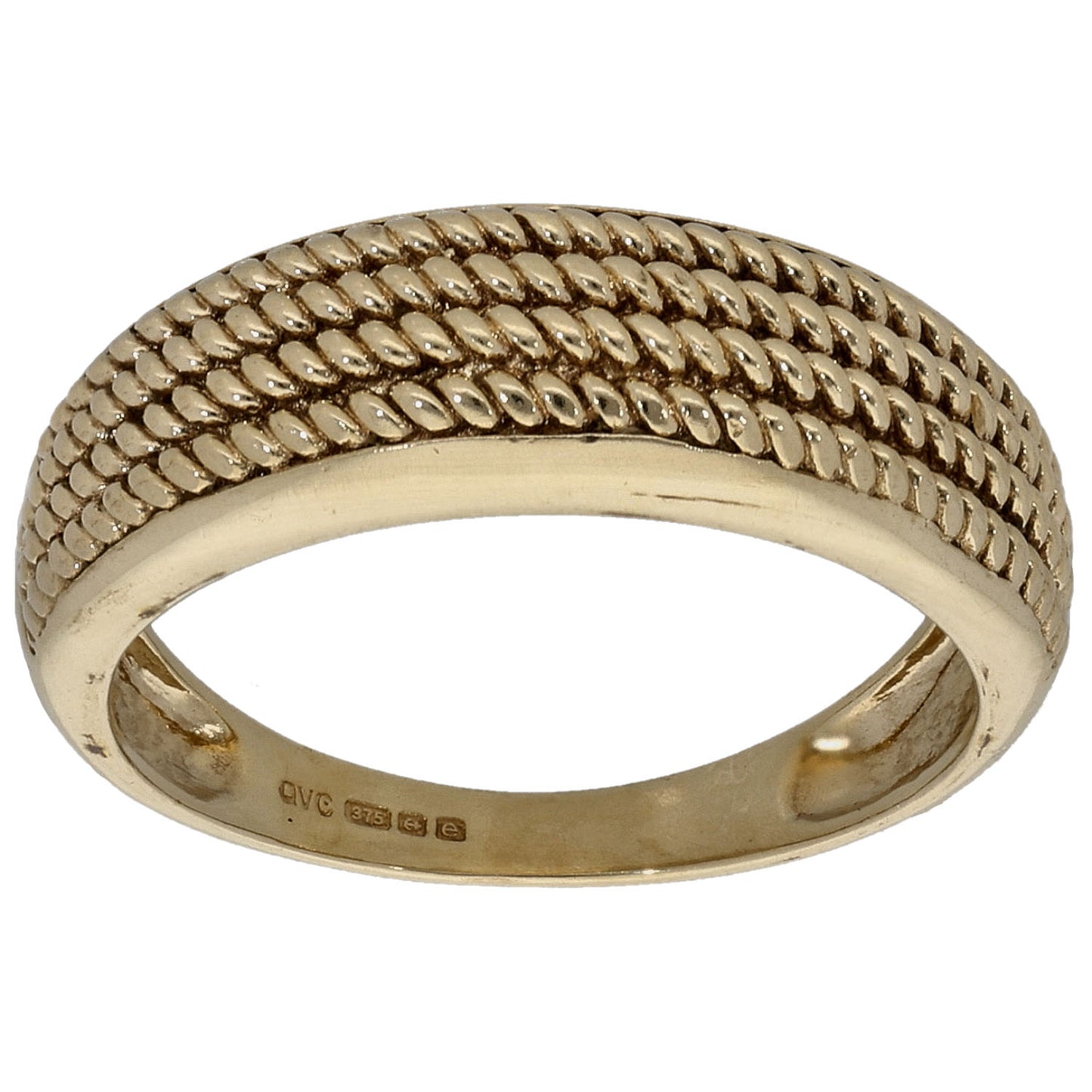 9ct Gold Alternative Ring Size L