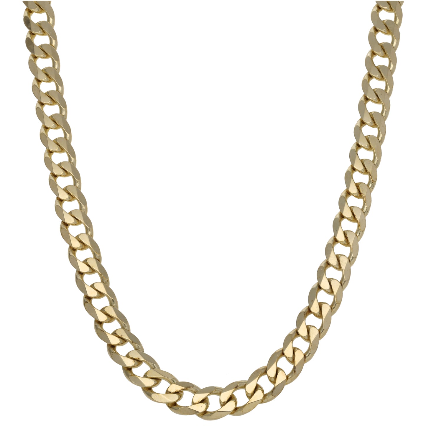 9ct Gold Curb Chain 22"