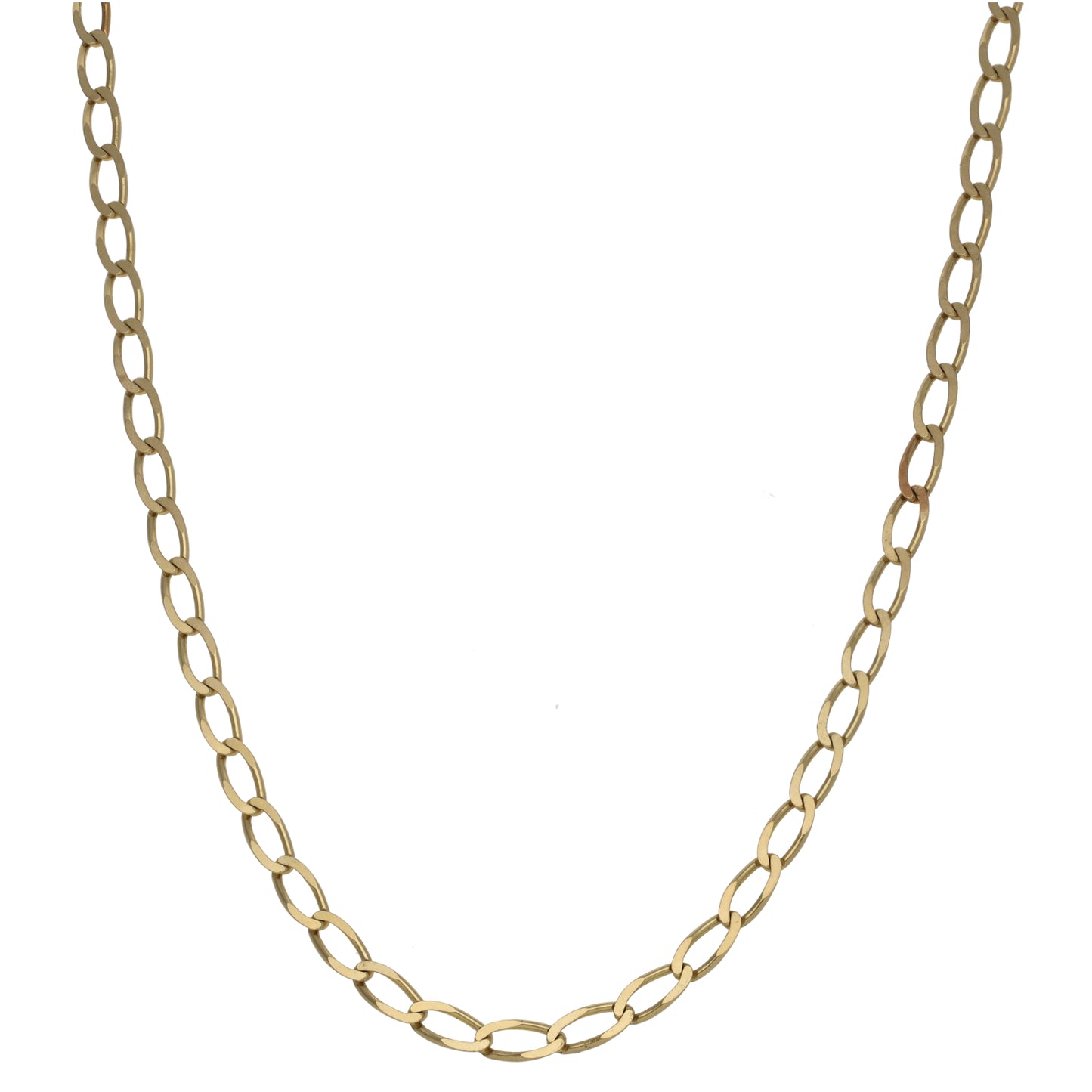 9ct Gold Curb Chain 20"