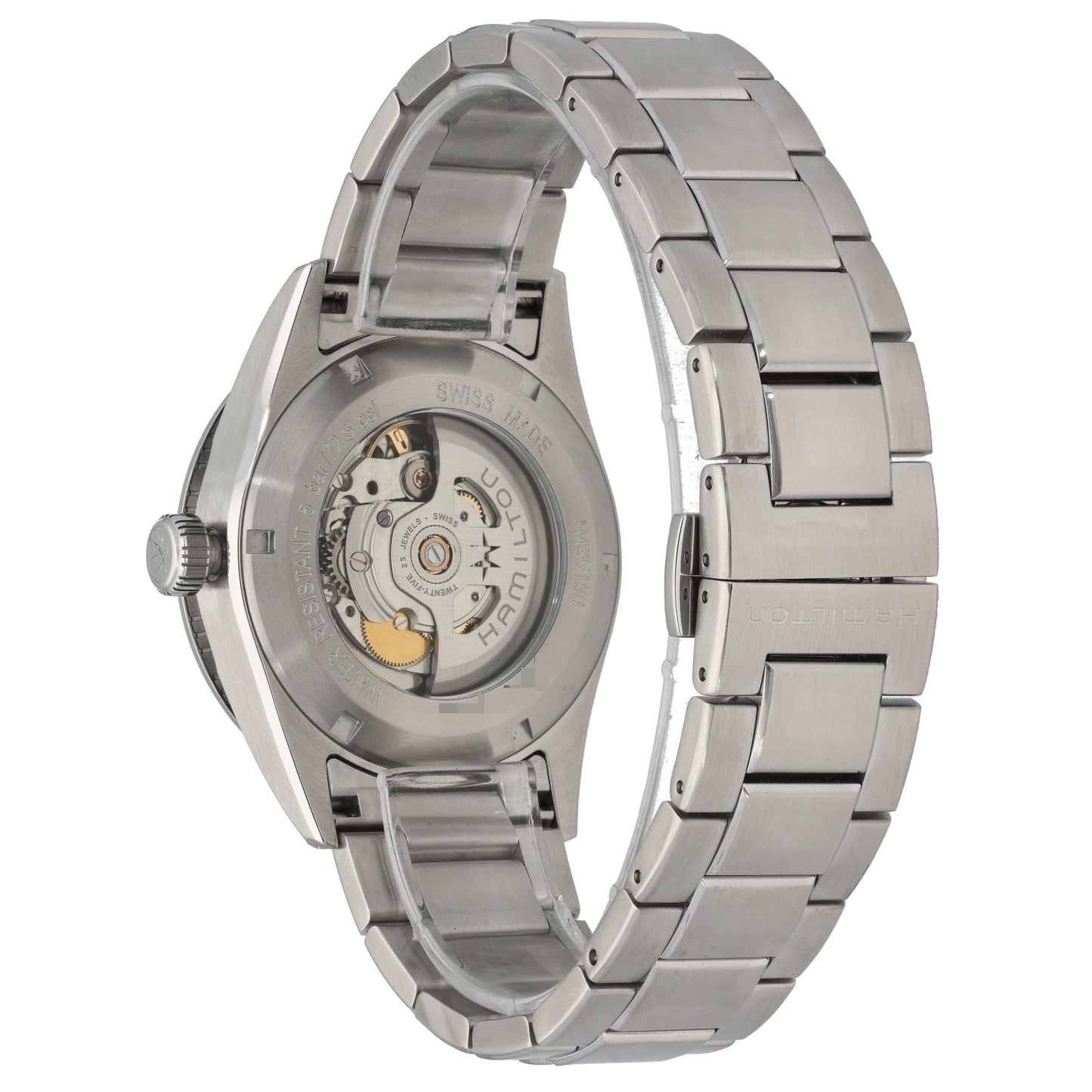 Hamilton Broadway Date Date H435150 42mm Stainless Steel Watch