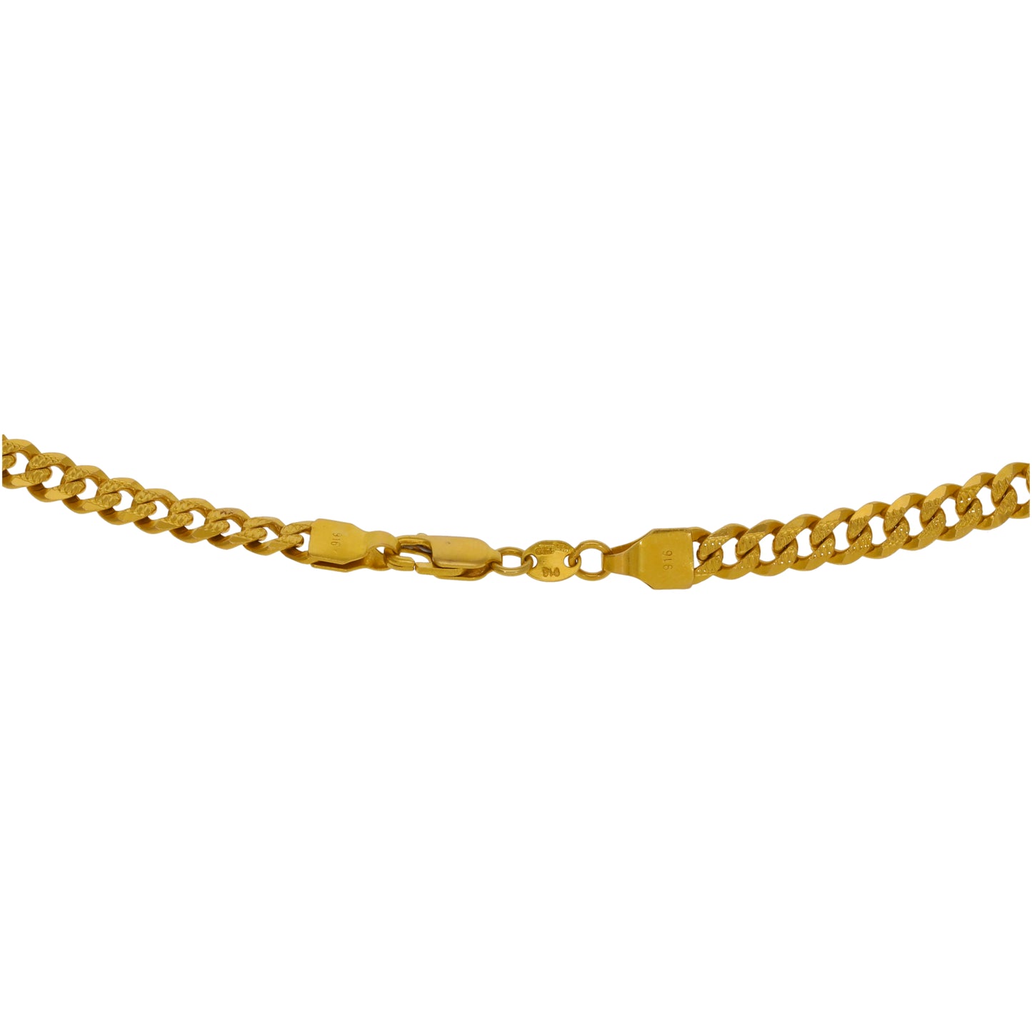 22ct Gold Curb Chain 24"