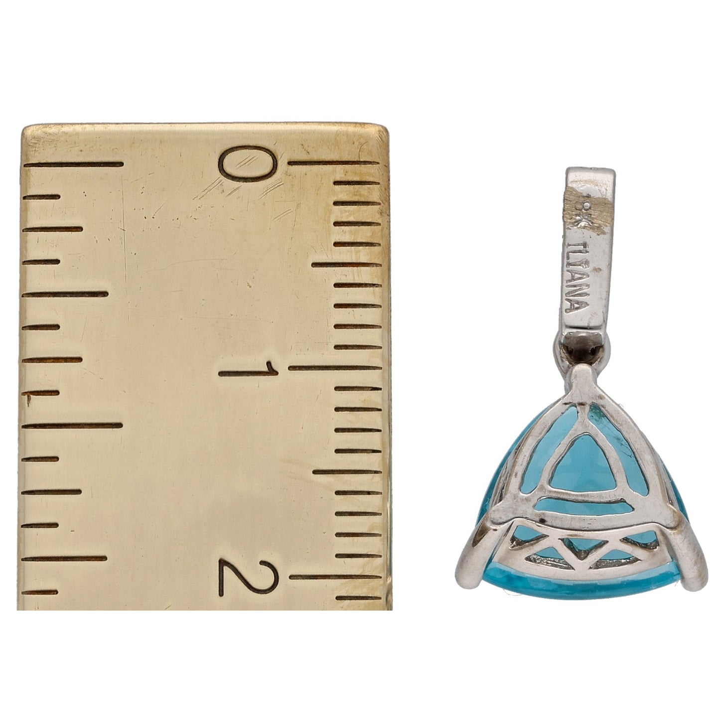 18ct White Gold 0.05ct Diamond Dress/Cocktail Pendant