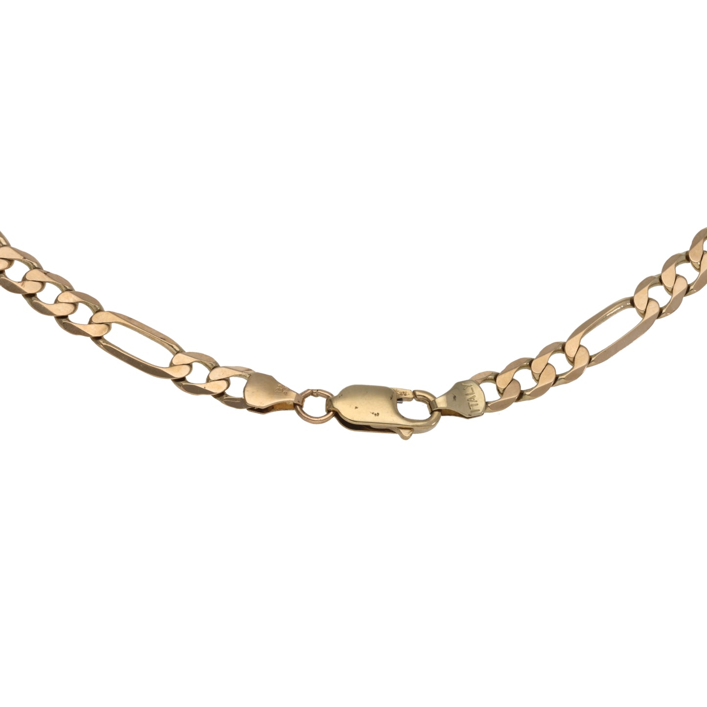 9ct Gold Figaro Chain 18"