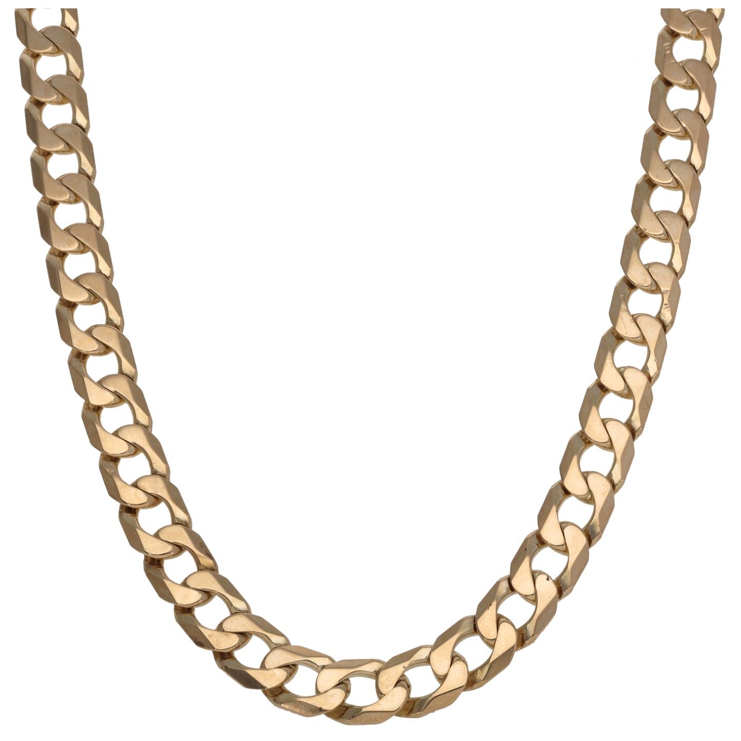 9ct Gold Curb Chain 20"