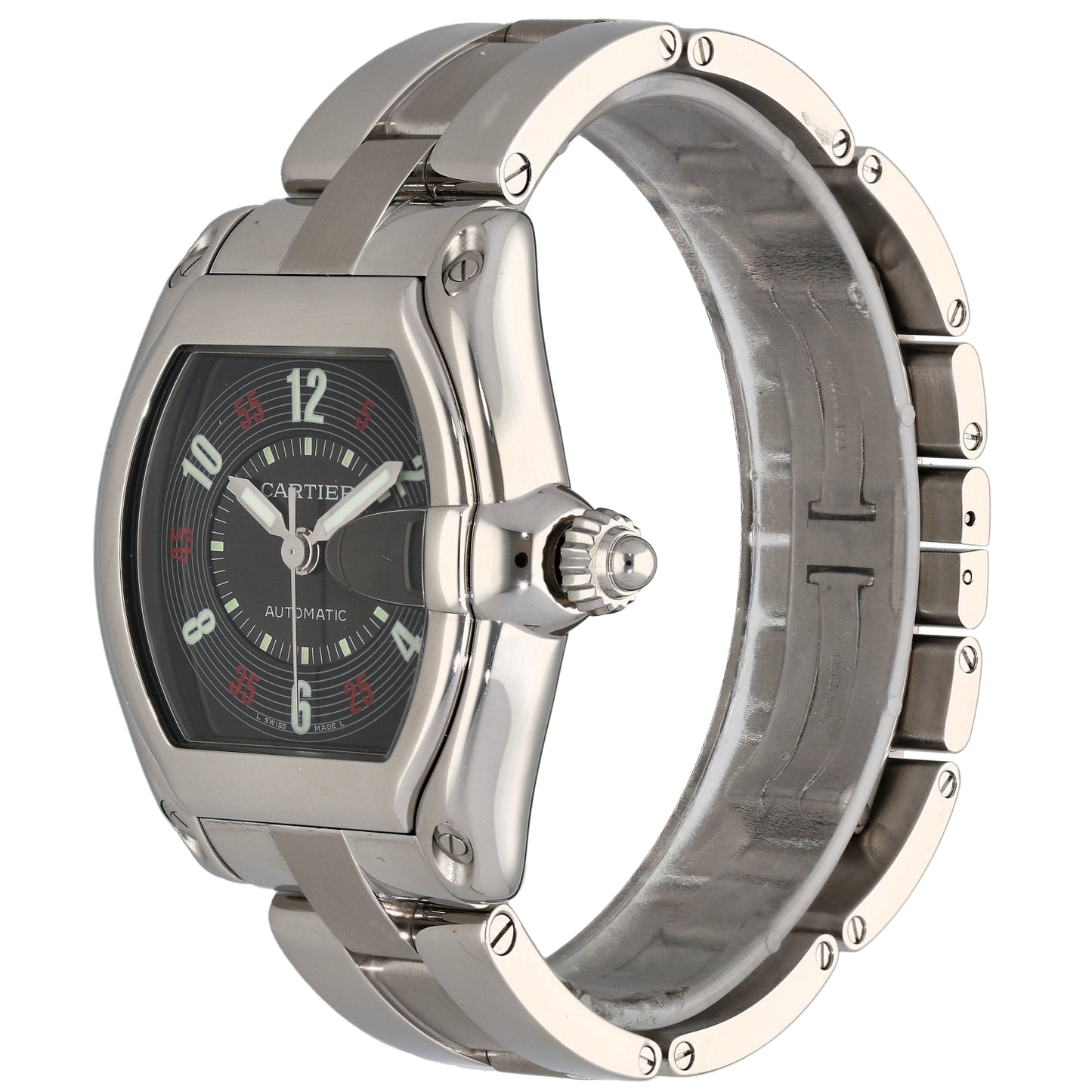 Cartier Roadster 2510 38mm Stainless Steel Watch