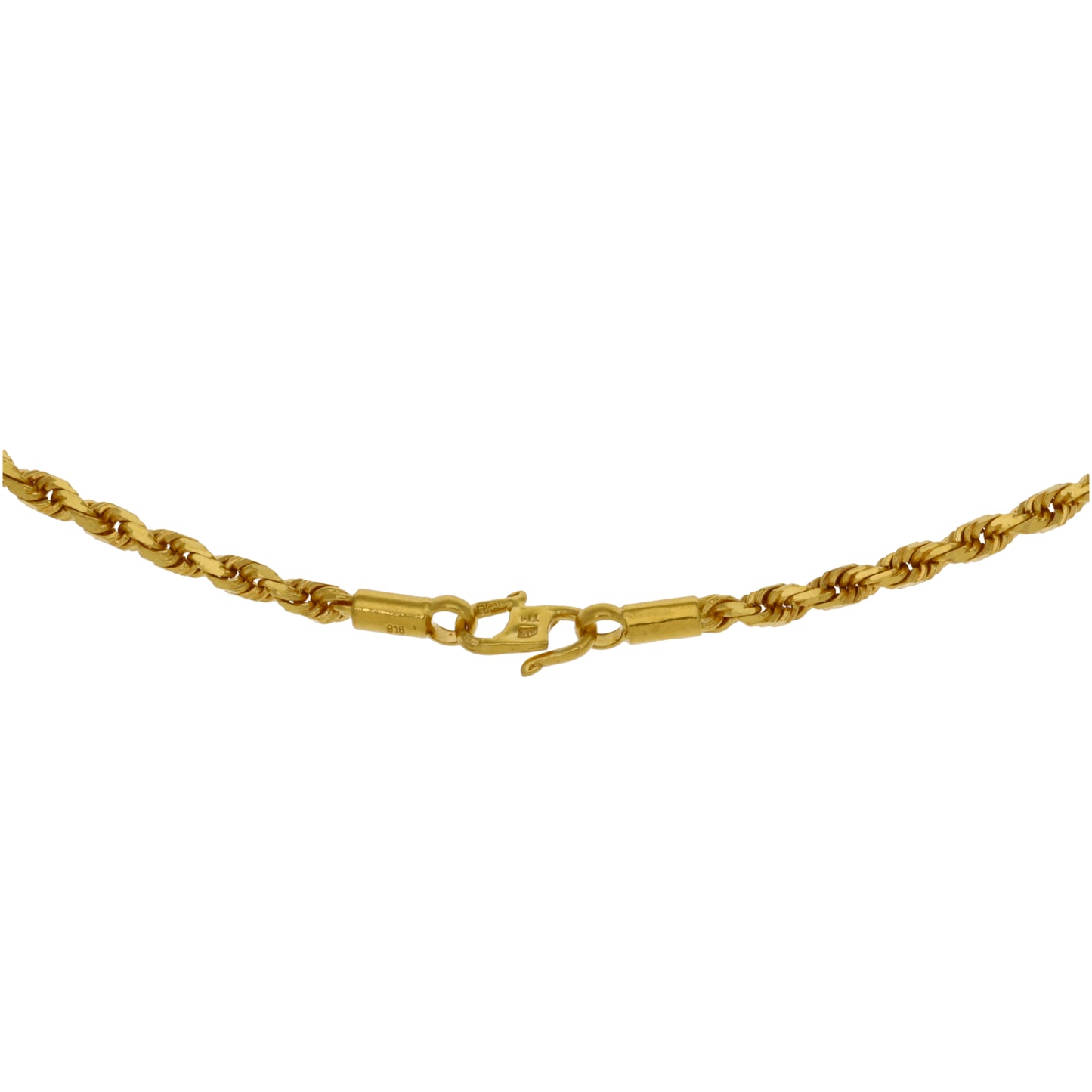 22ct Gold Rope Chain 20"