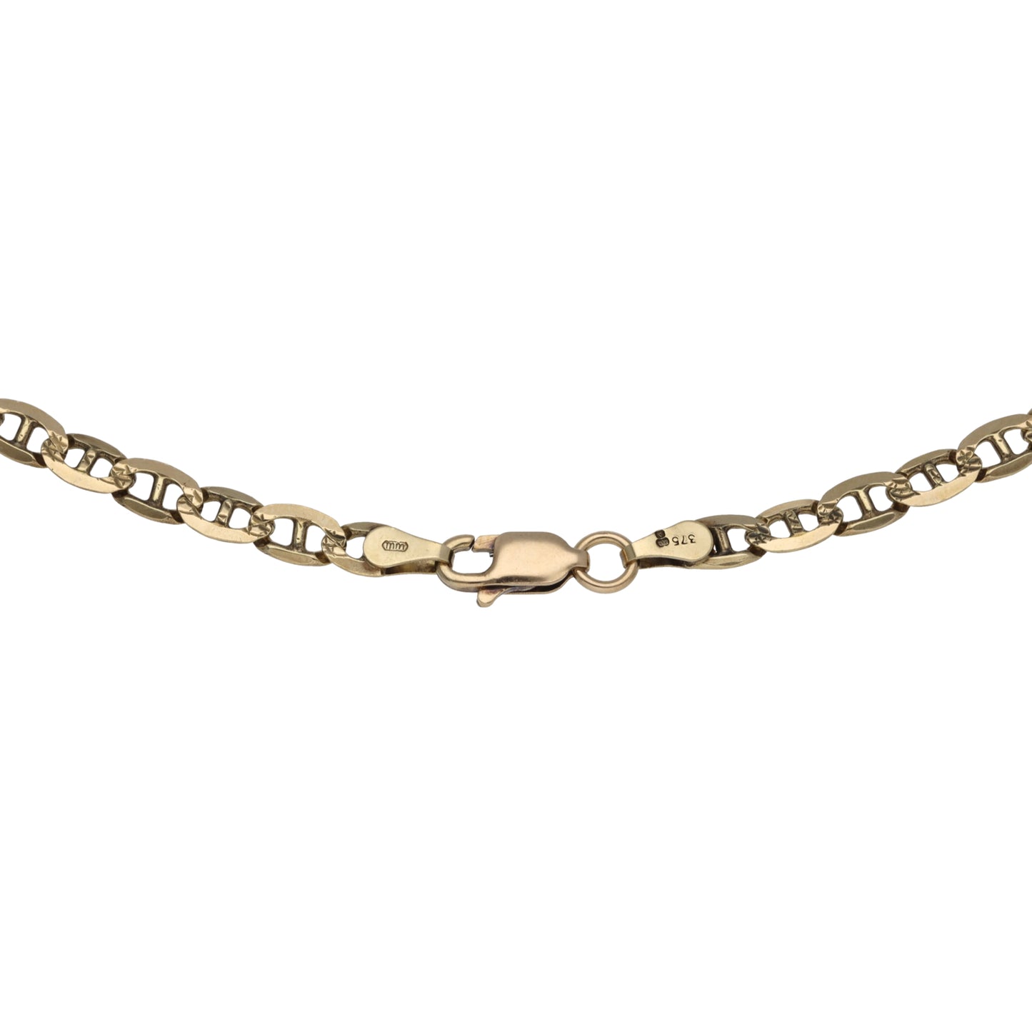 9ct Gold Fancy Necklace 18"