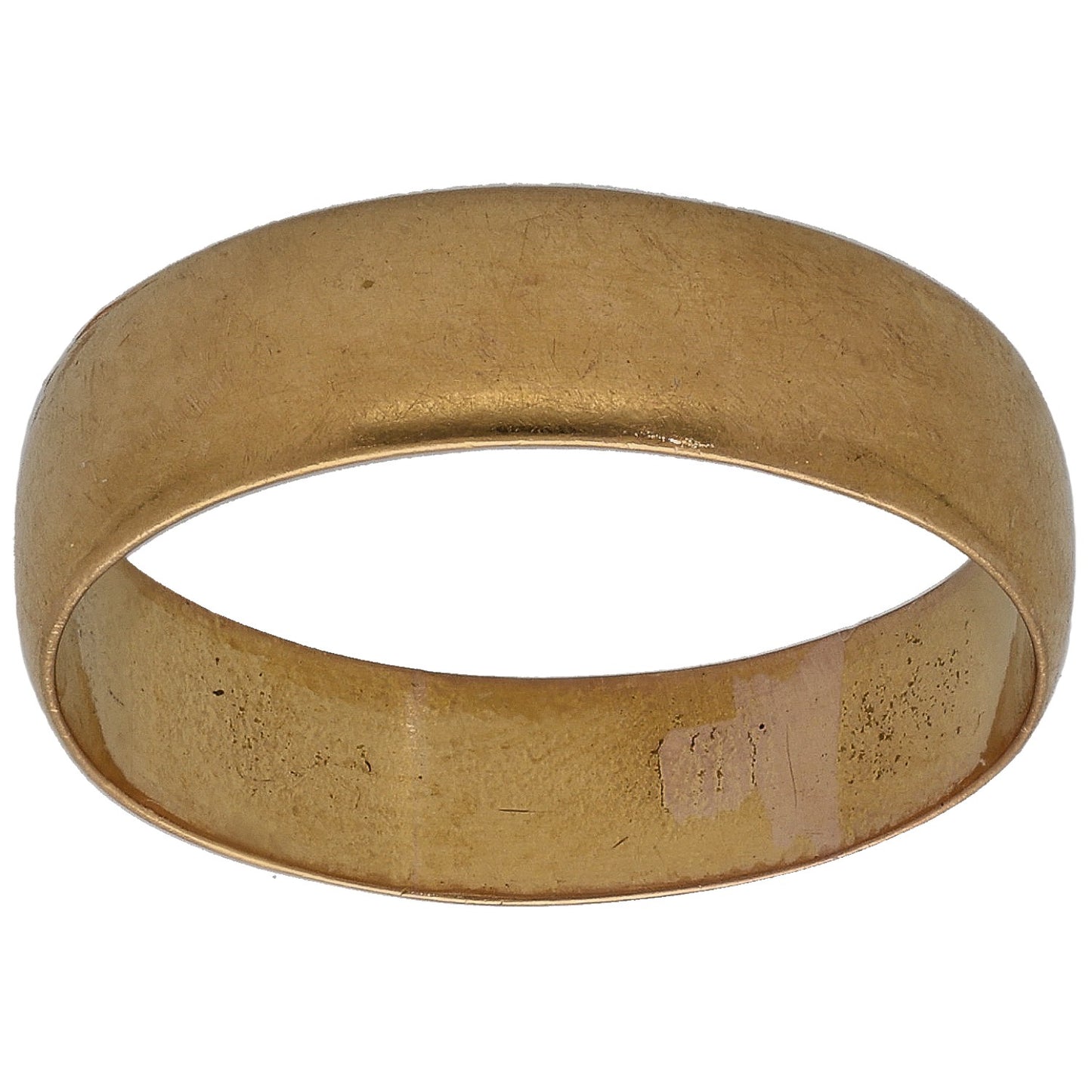 22ct Gold Plain Wedding Ring Size O