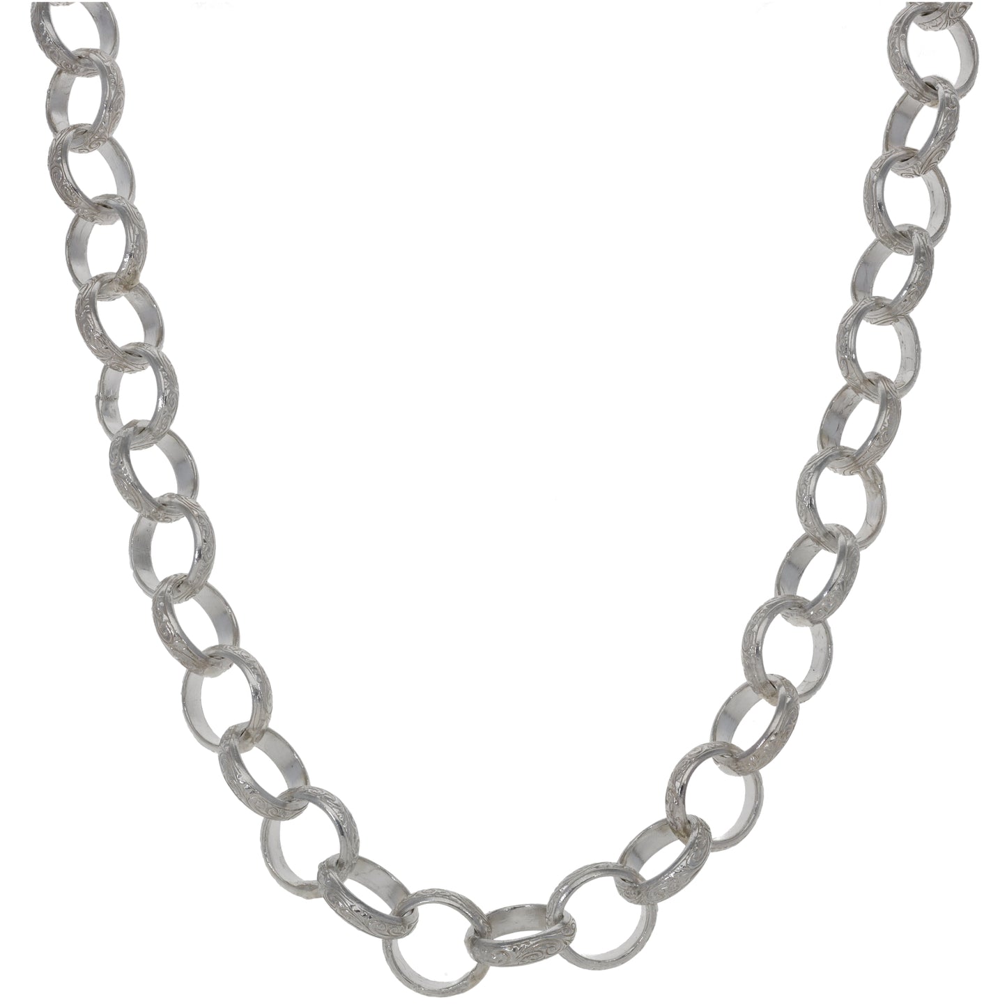 Sterling Silver Belcher Chain 22"