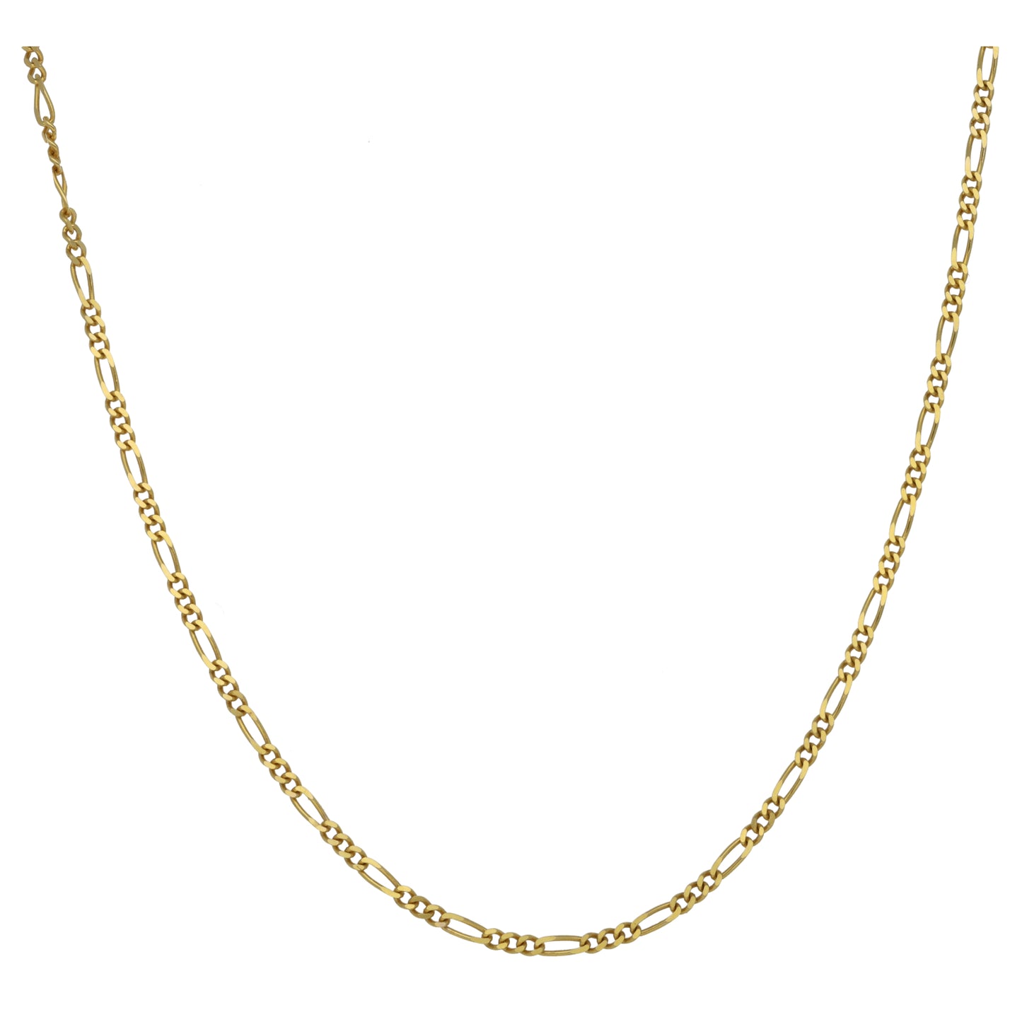 9ct Gold Figaro Chain 20"