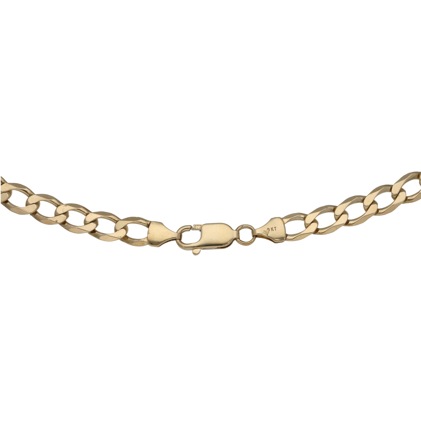 9ct Gold Curb Chain 20"