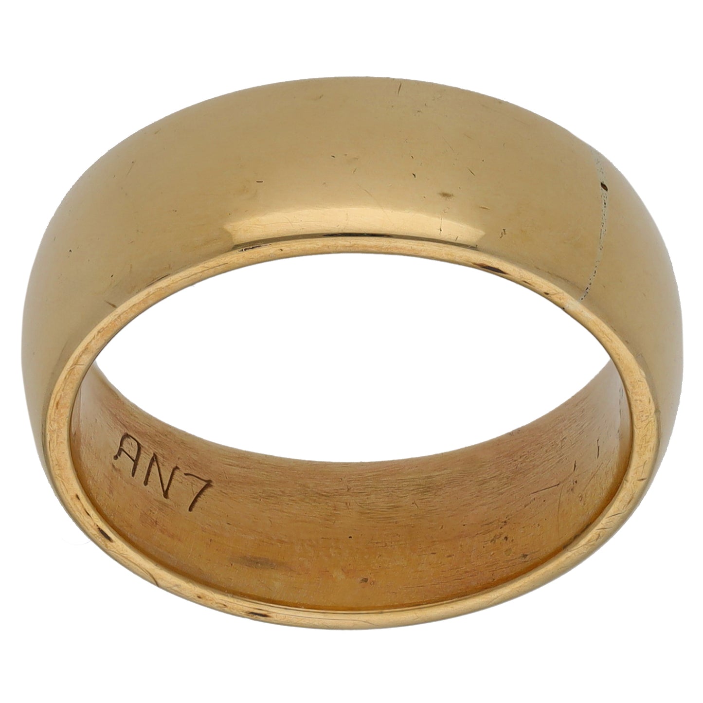 9ct Gold Plain Wedding Ring Size O