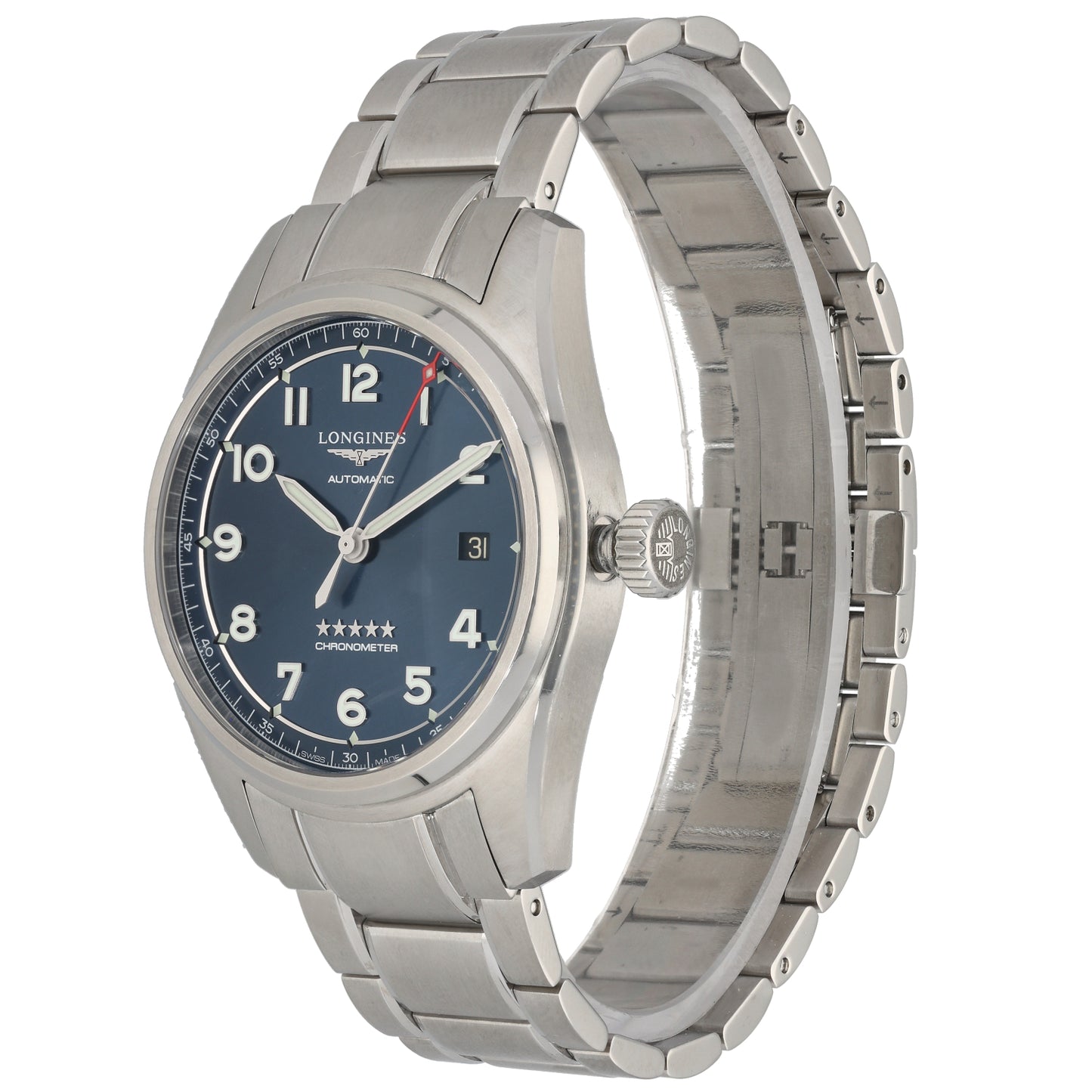 Longines Spirit L3.810.4 40mm Stainless Steel Watch