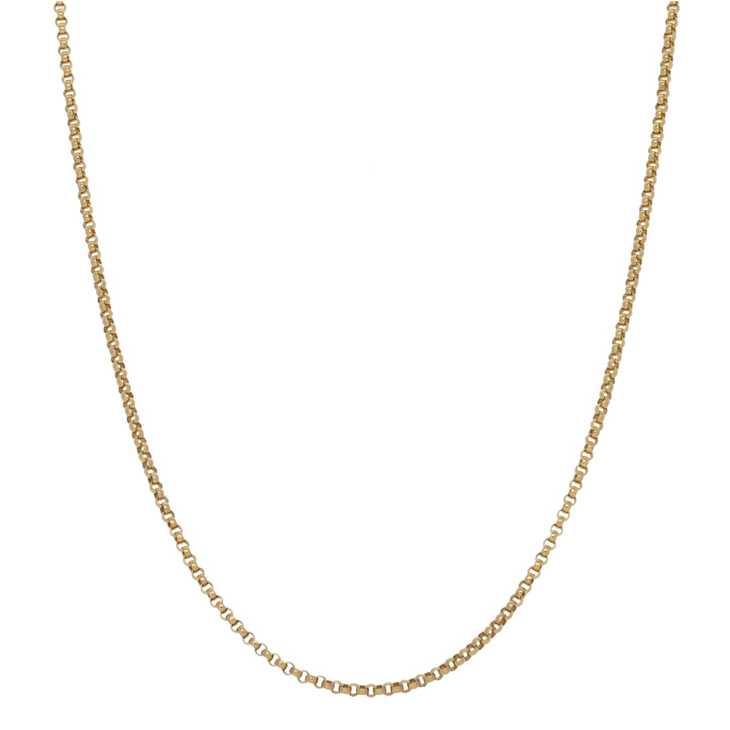 9ct Gold Belcher Chain 22"
