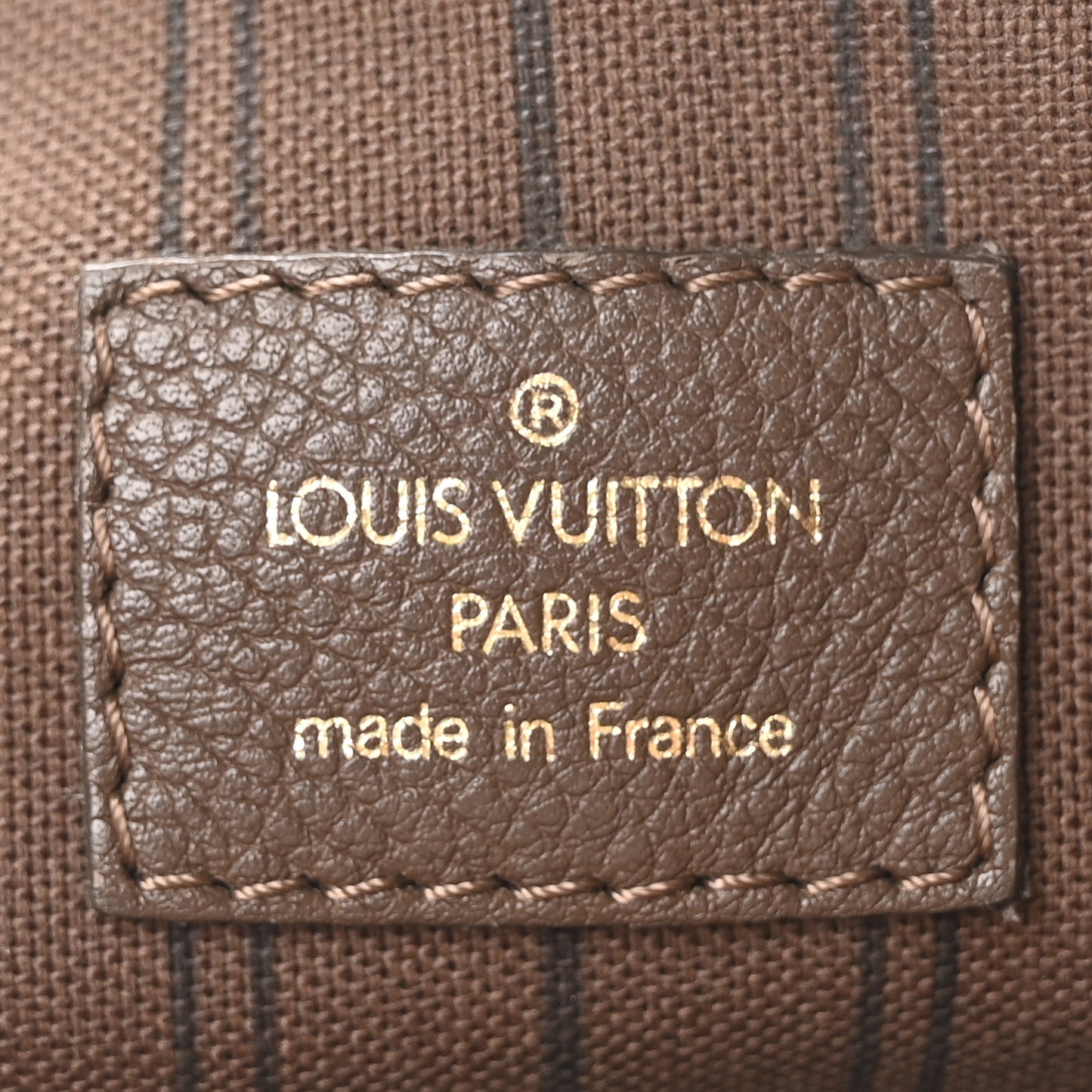 Louis Vuitton Lumineuse PM Monogram Empreinte Leather Bag - Brown