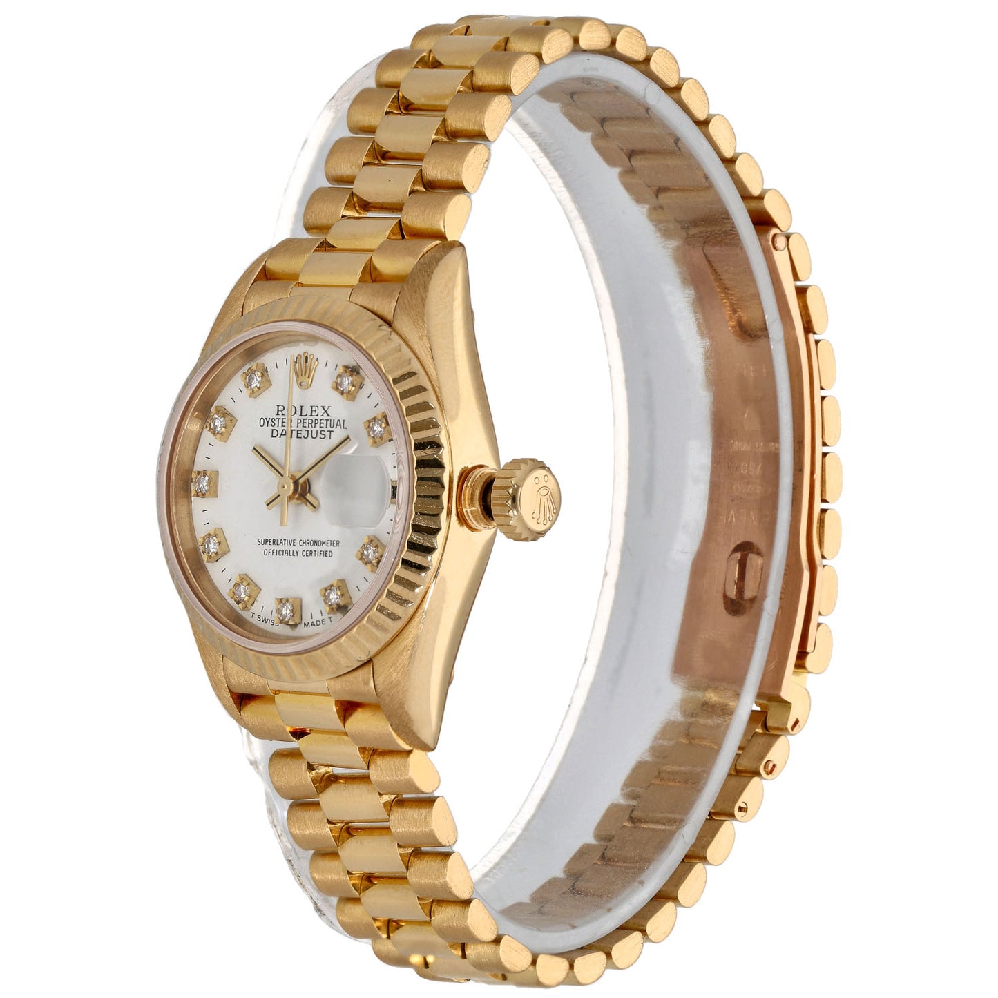 Rolex Lady Datejust 69178 26mm Gold Watch