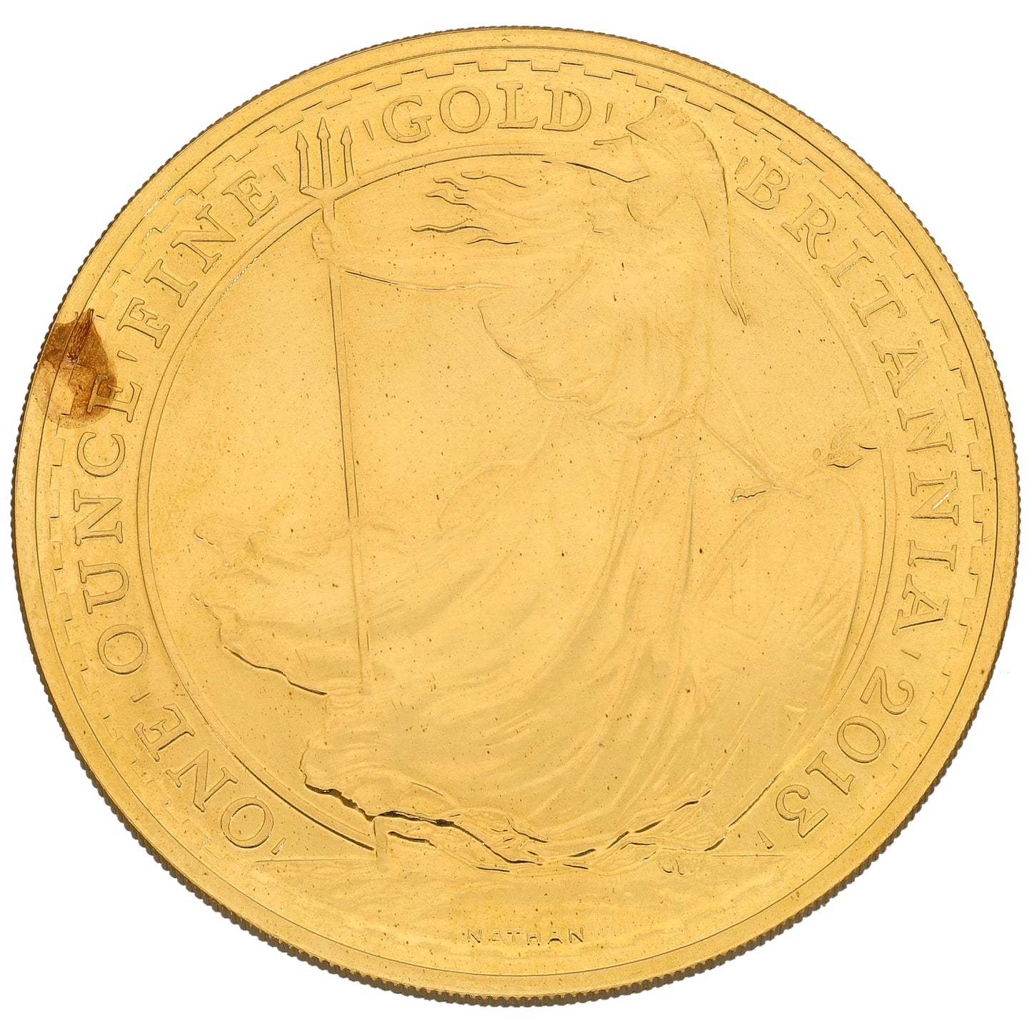 24ct Gold Queen Elizabeth II 1 OZ Britannia Coin 2013