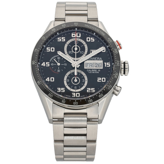 Tag Heuer Carrera CV2A1R 43mm Stainless Steel Watch