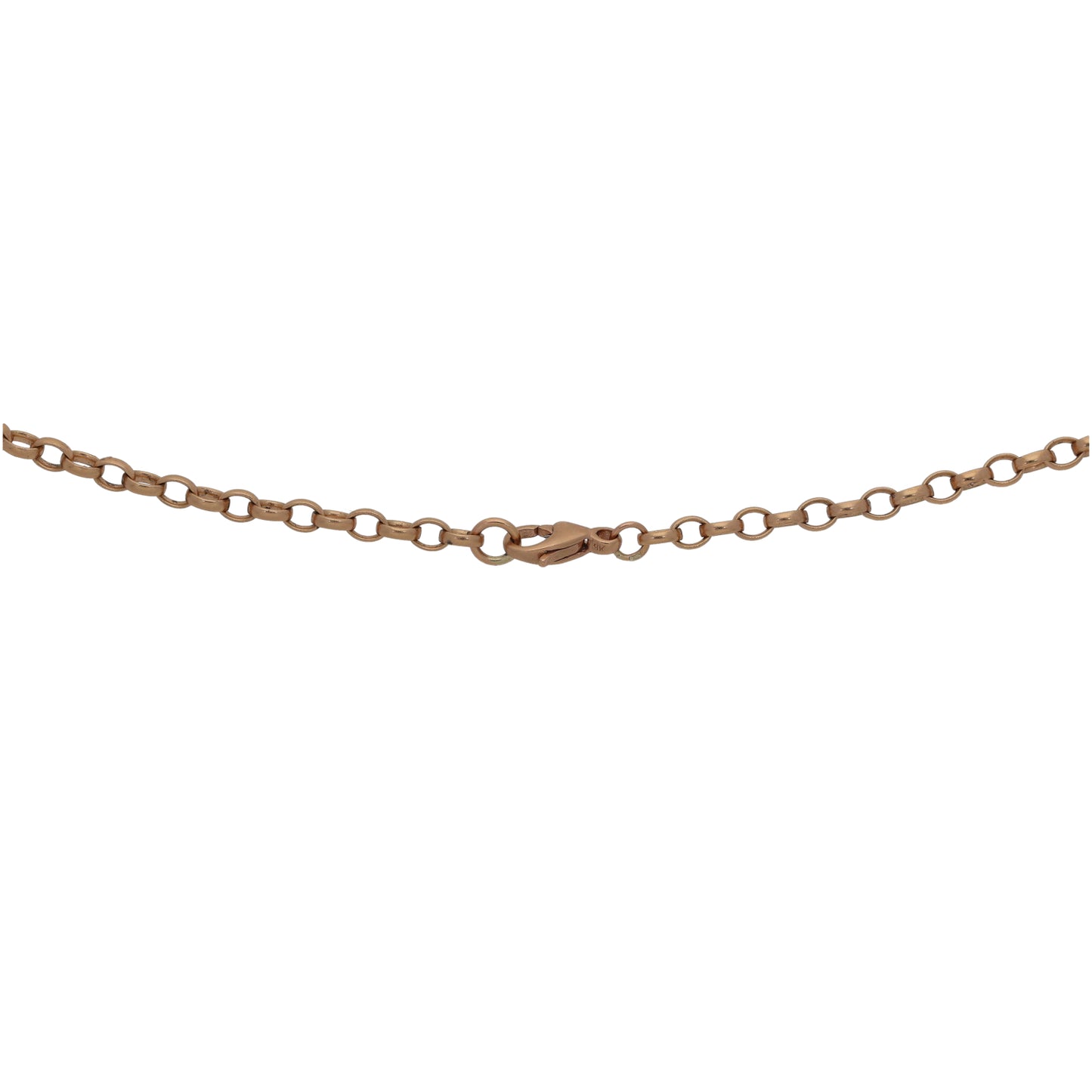9ct Gold Belcher Chain 18"