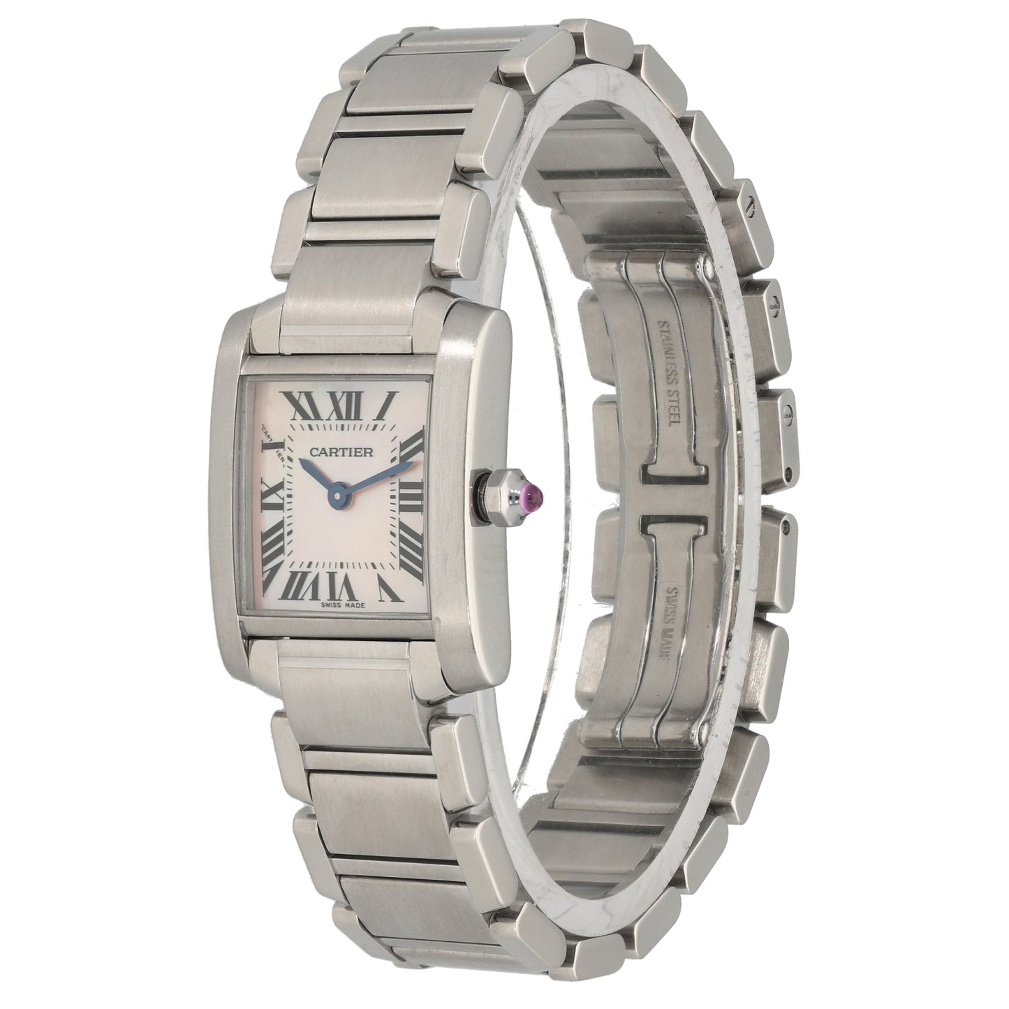 Cartier Tank Francaise W51028Q3 20MM Stainless Steel Watch