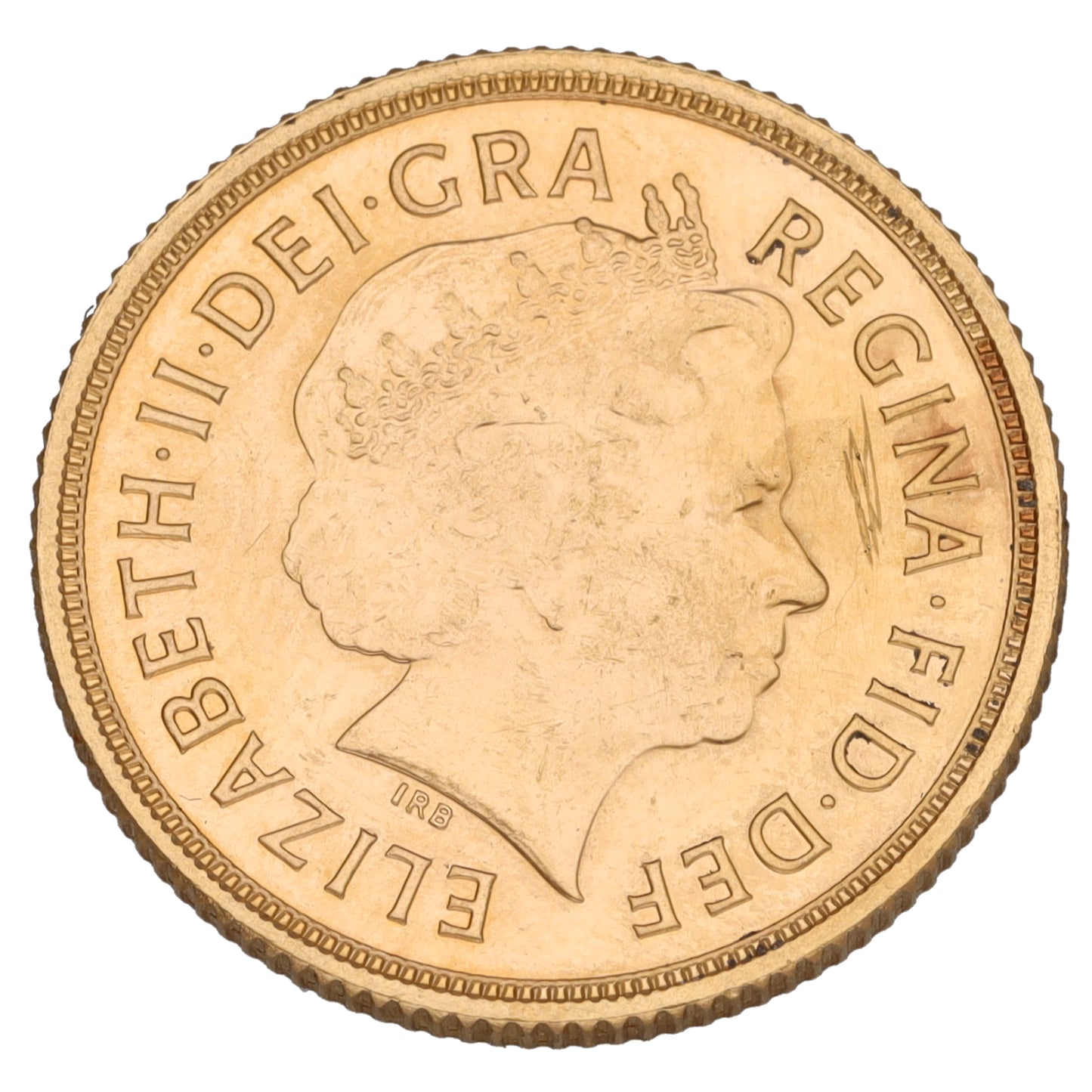 22ct Gold Queen Elizabeth II Full Sovereign Coin 2013