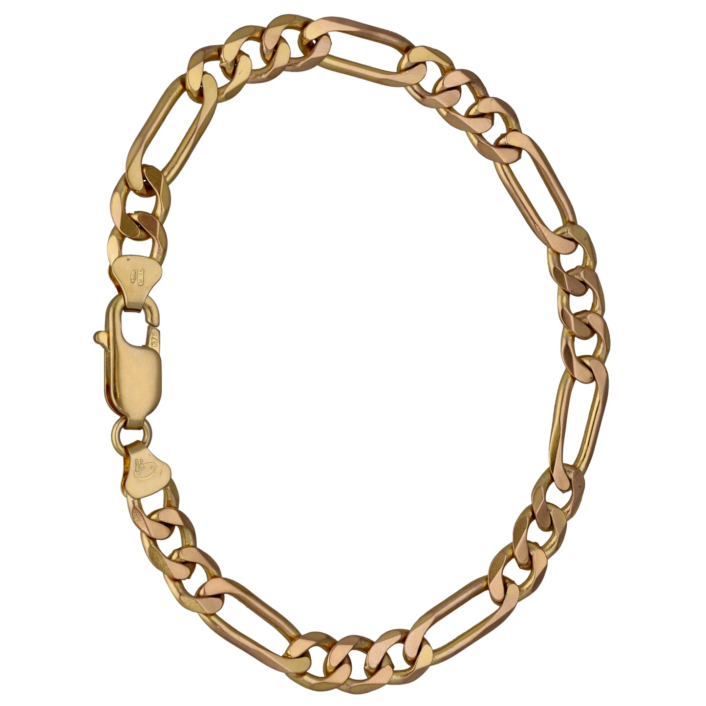 9ct Gold Figaro Bracelet