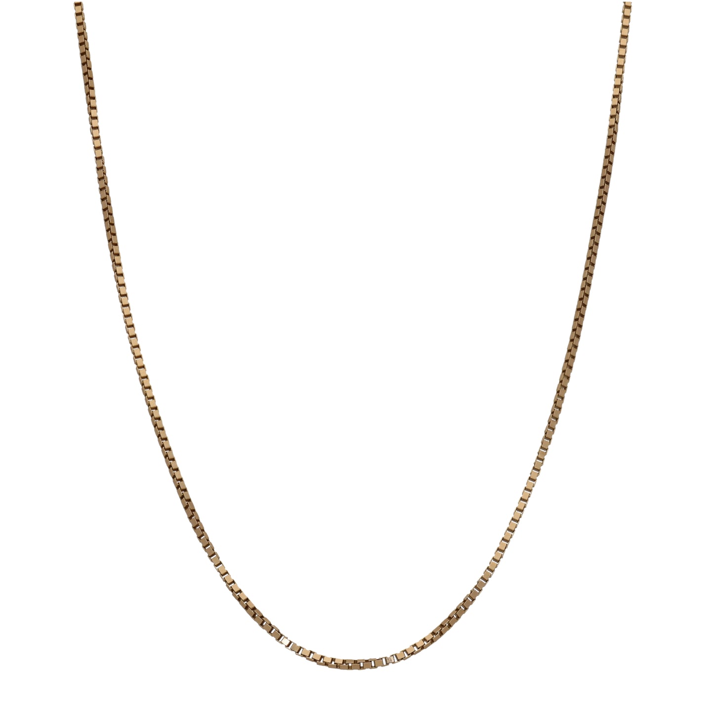 9ct Gold Box Chain 14"