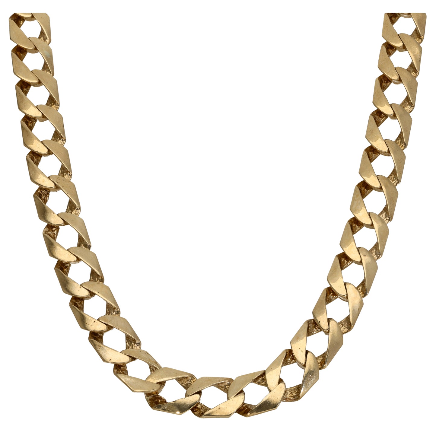 9ct Gold Curb Chain 28"