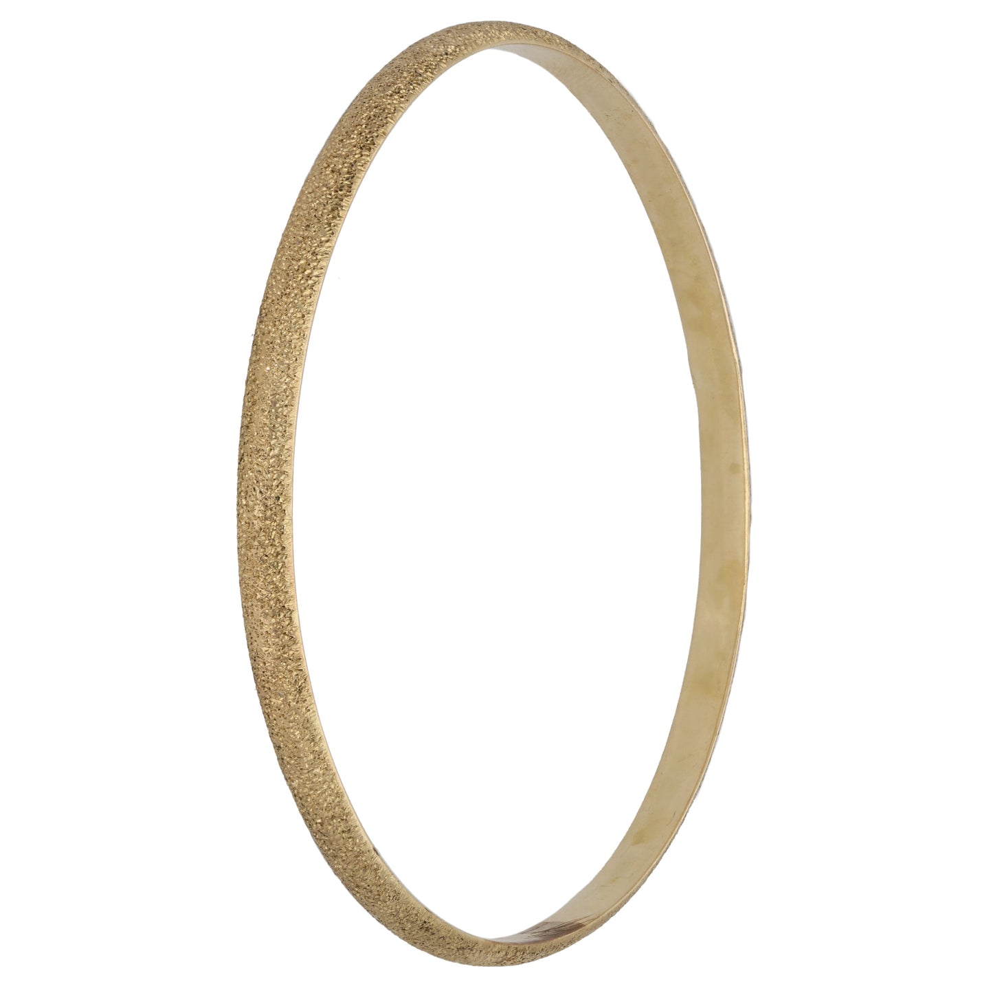 9ct Gold Patterned Bangle